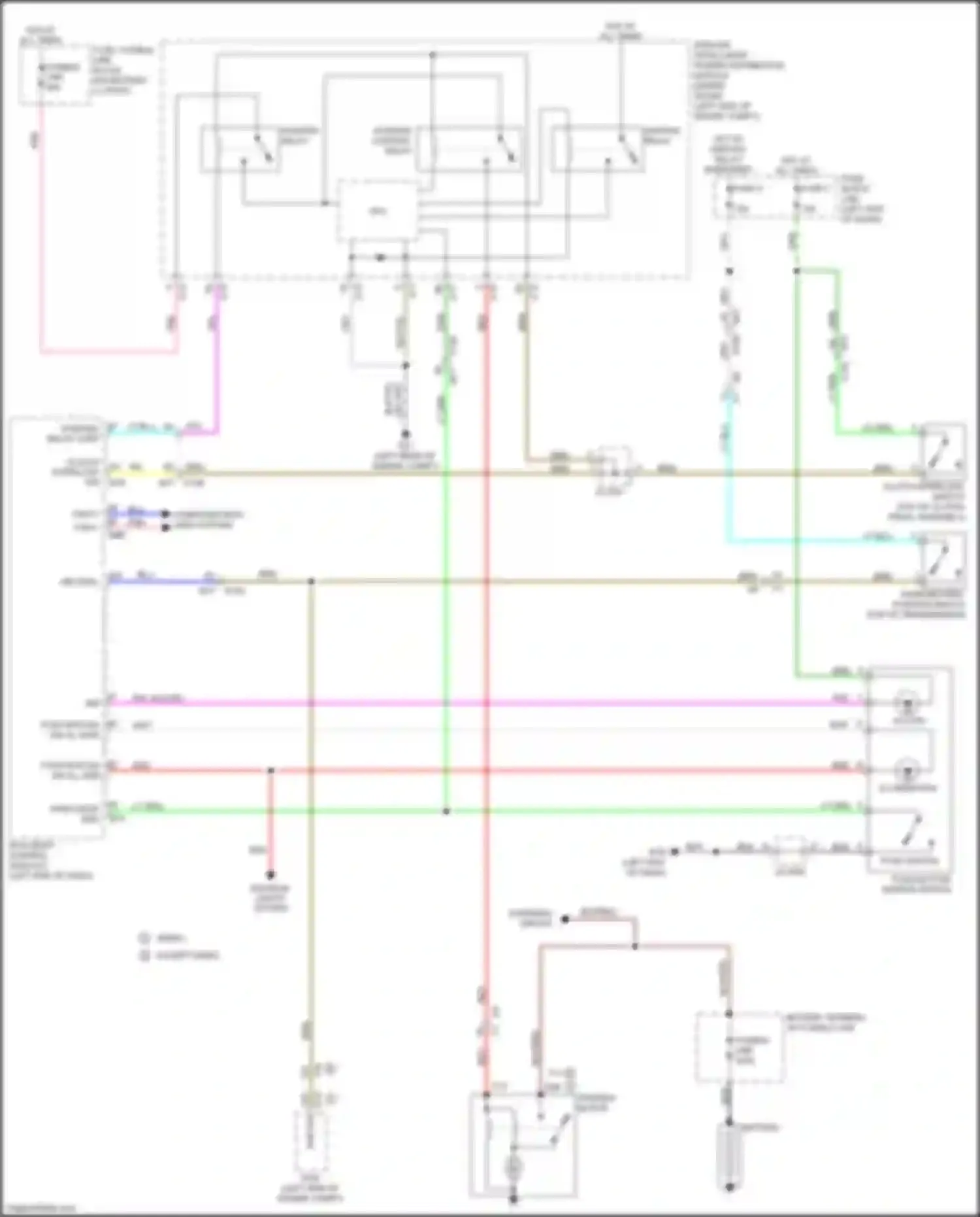 Wiring diagram computer data lines system for Nissan Juke I facelift (2014-2019) (30 of 47)