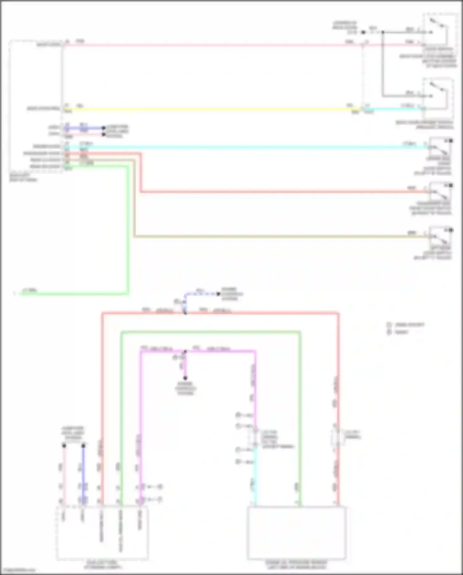 Wiring diagram computer data lines system for Nissan Juke I facelift (2014-2019) (42 of 47)
