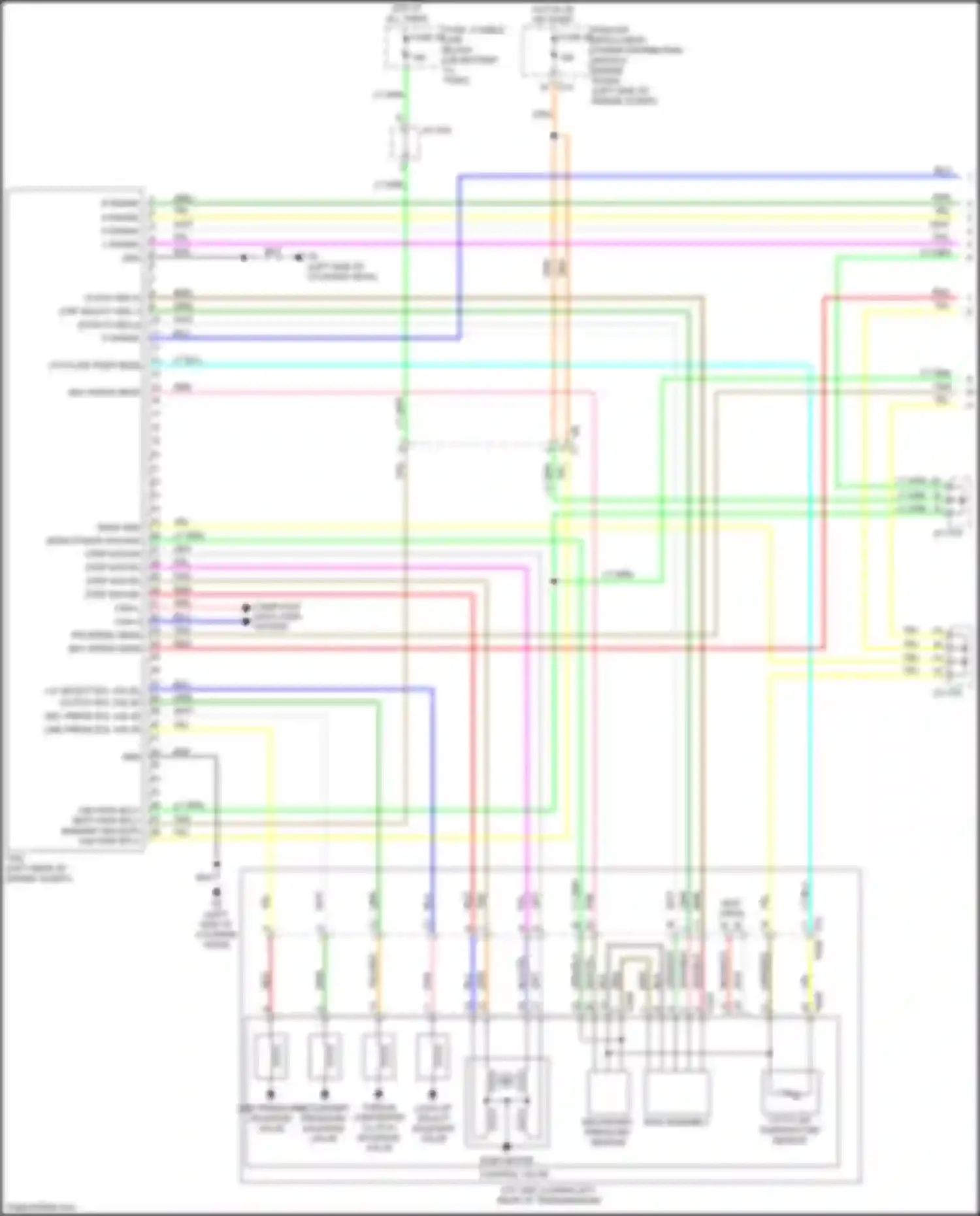 Wiring diagram computer data lines system for Nissan Juke I facelift (2014-2019) (23 of 47)