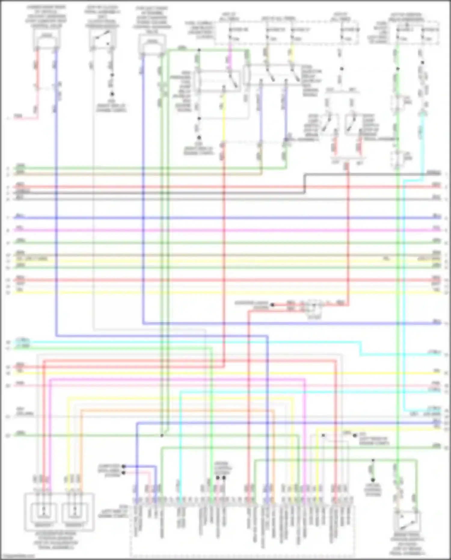 Wiring diagram computer data lines system for Nissan Juke I facelift (2014-2019) (44 of 47)