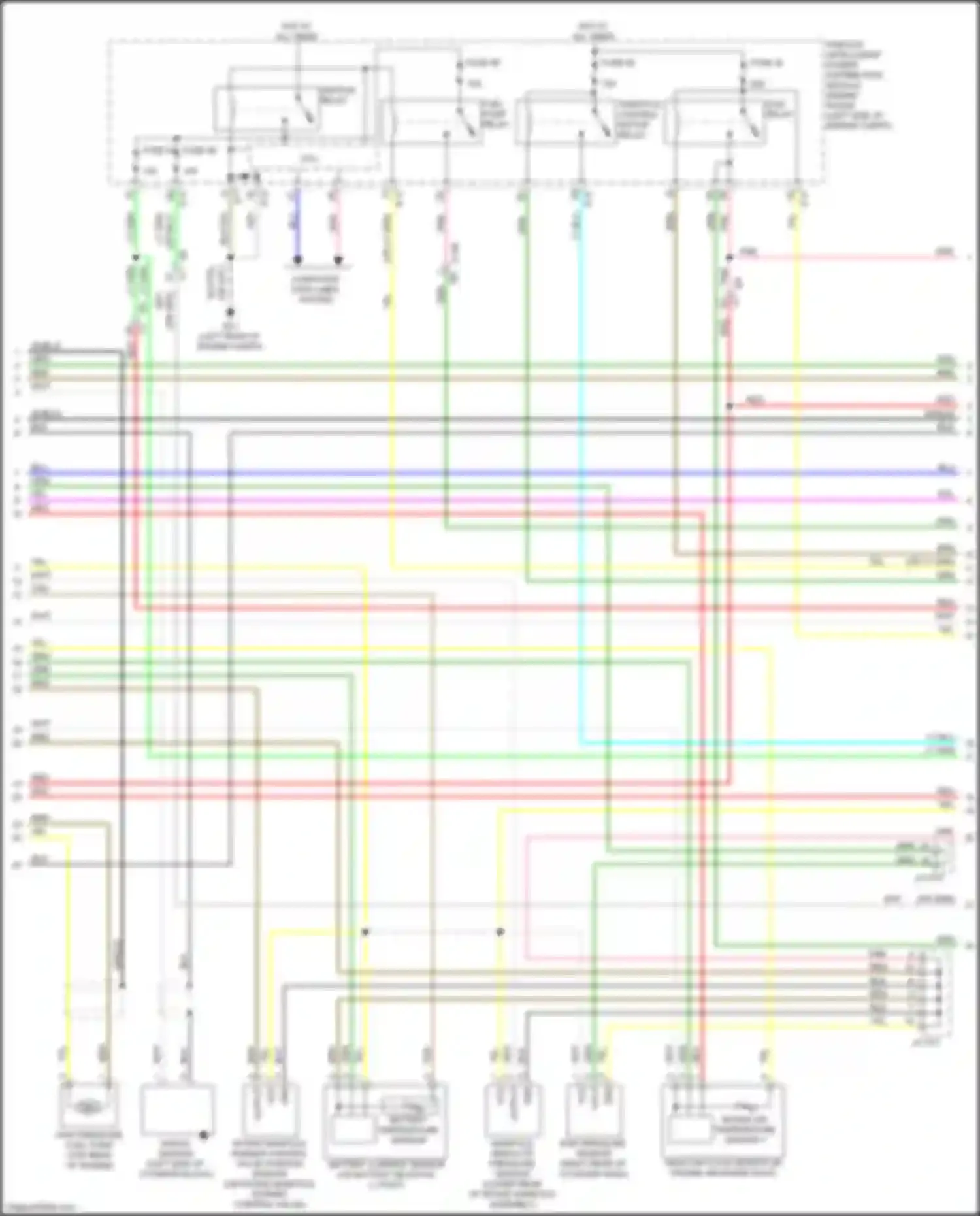 Wiring diagram computer data lines system for Nissan Juke I facelift (2014-2019) (43 of 47)