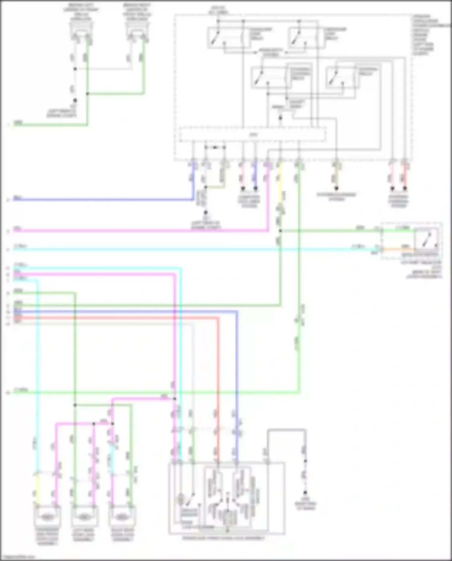 Wiring diagram computer data lines system for Nissan Juke I facelift (2014-2019) (5 of 47)