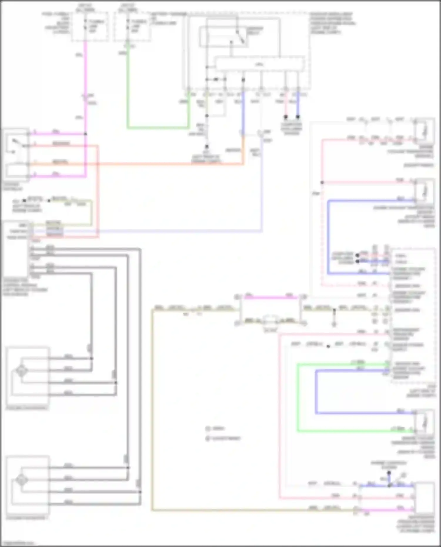 Wiring diagram computer data lines system for Nissan Juke I facelift (2014-2019) (1 of 47)