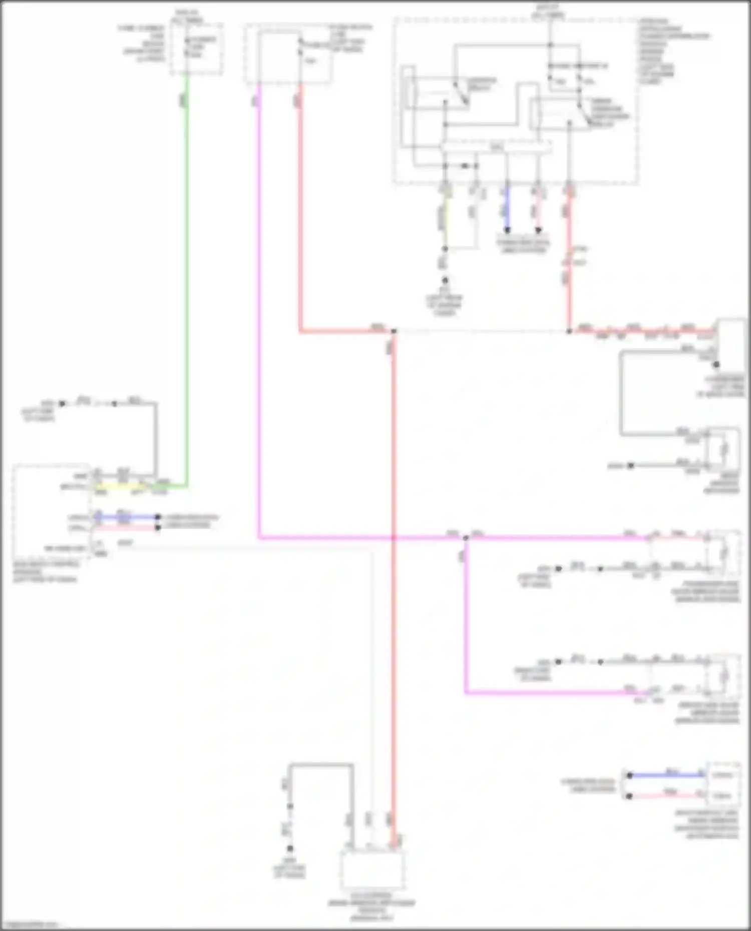 Wiring diagram computer data lines system for Nissan Juke I facelift (2014-2019) (27 of 47)