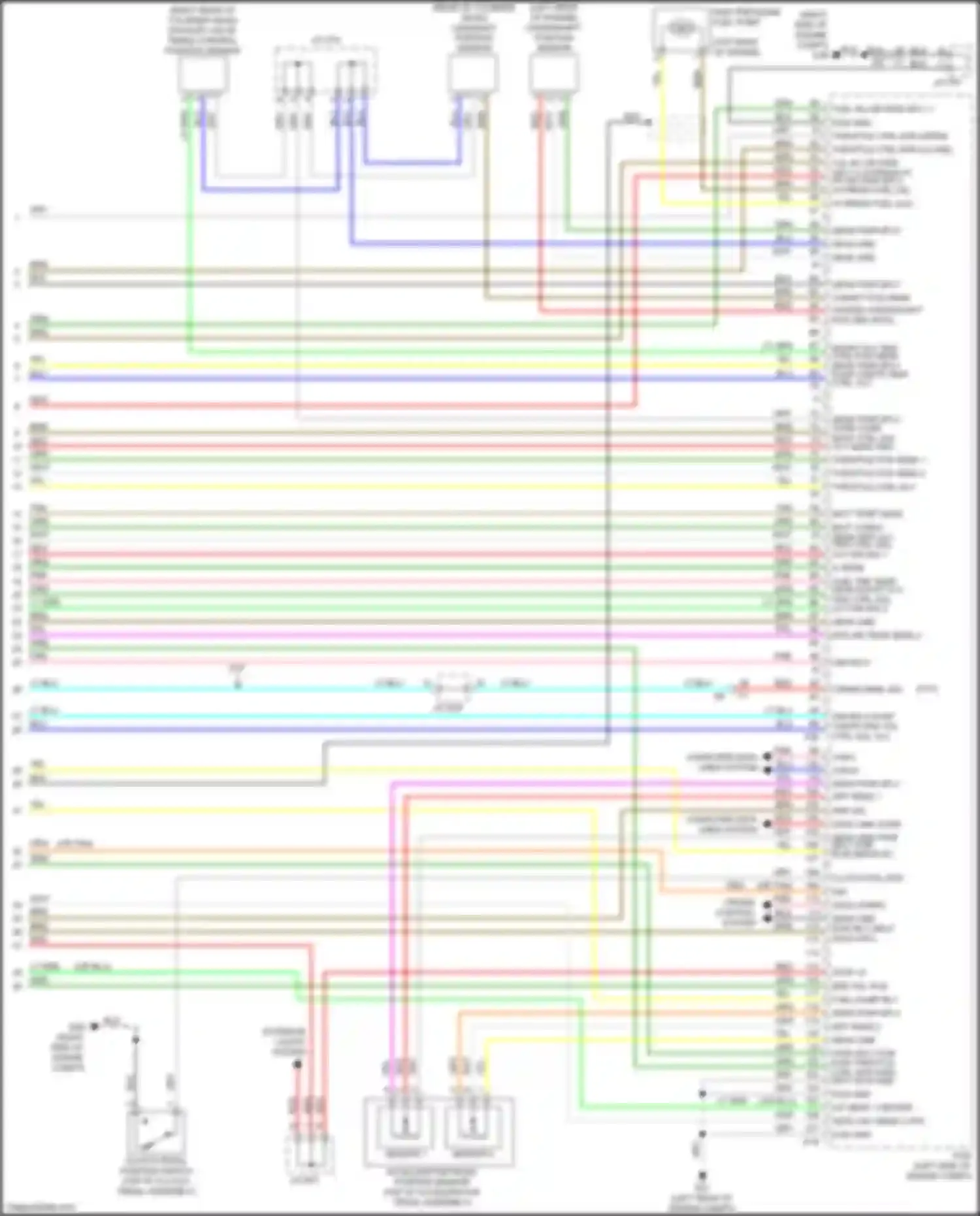 Wiring diagram computer data lines system for Nissan Juke I facelift (2014-2019) (47 of 47)