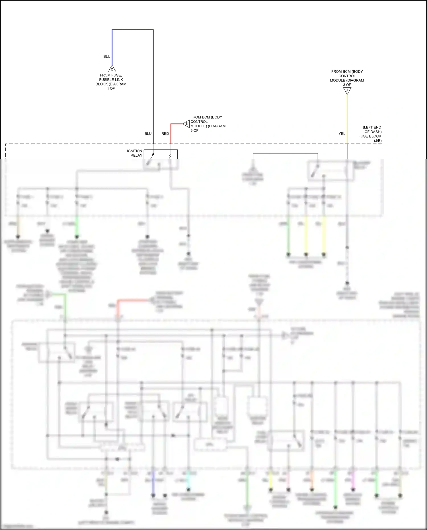 Wiring diagram engine controls system for Nissan Juke I facelift (2014-2019) (7 of 7)