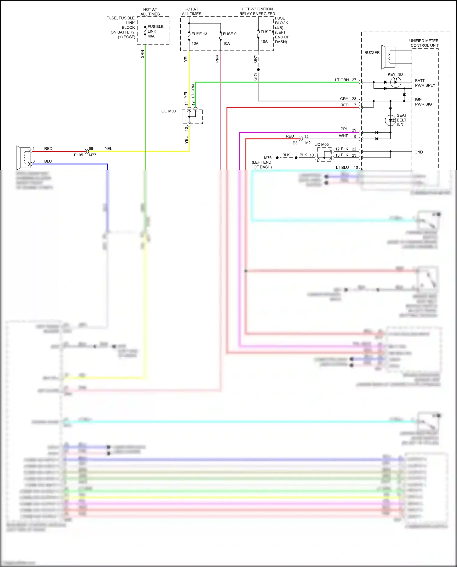 Wiring diagram input 2 for Nissan Juke I facelift (2014-2019) (1 of 5)