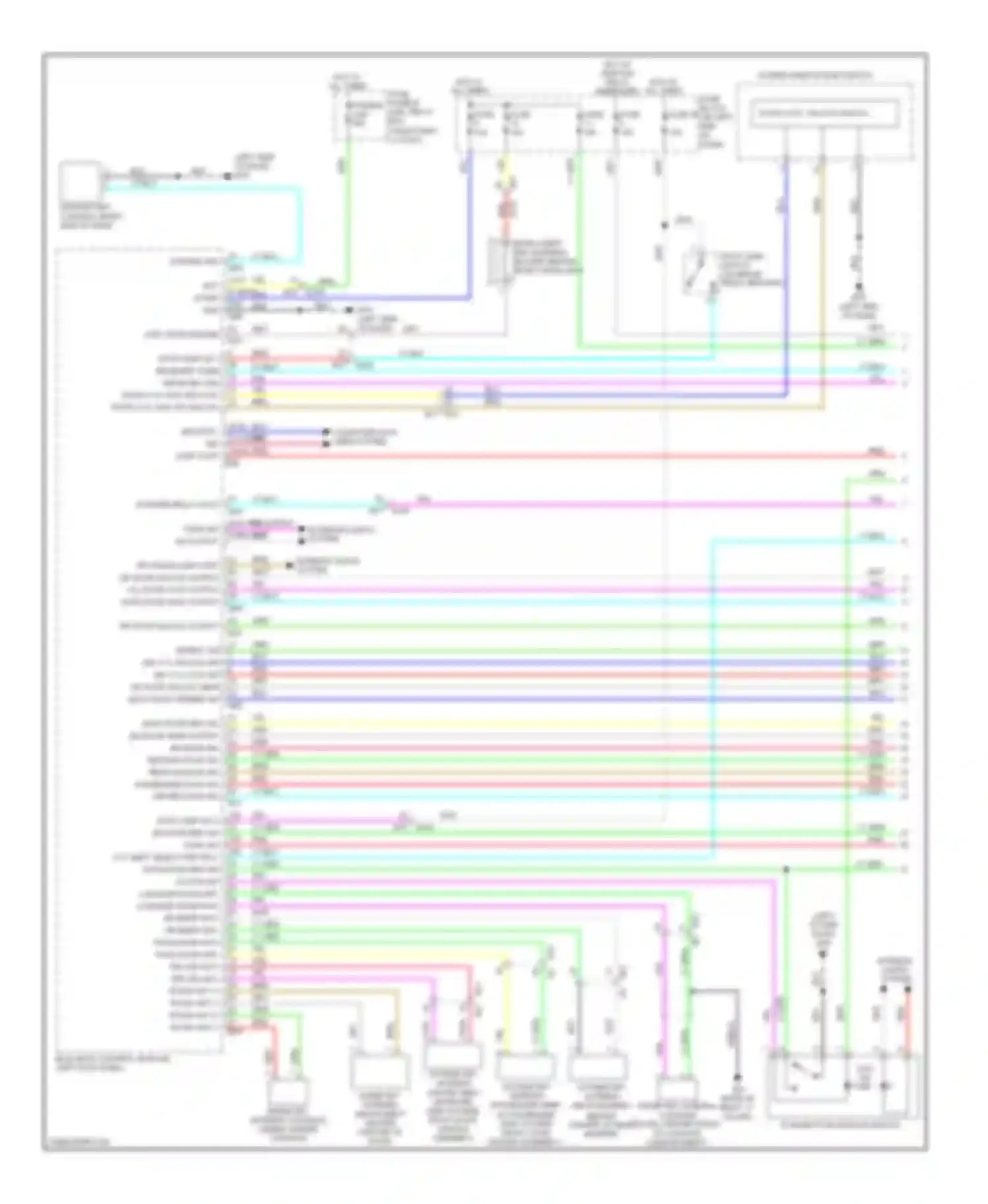 Juke Nissan I (2010-2014): Forced entry circuit, with intelligent key unit (1 of 3)