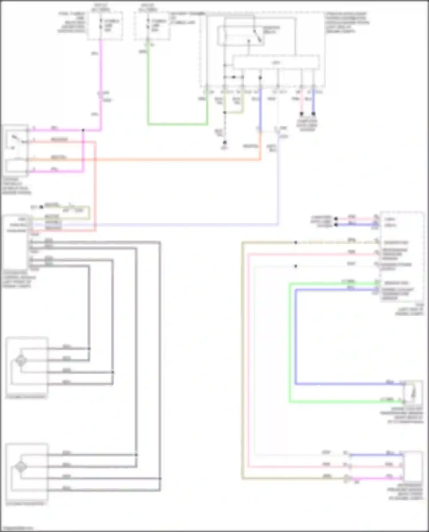 Juke Nissan I (2010-2014): Cooling fan circuit