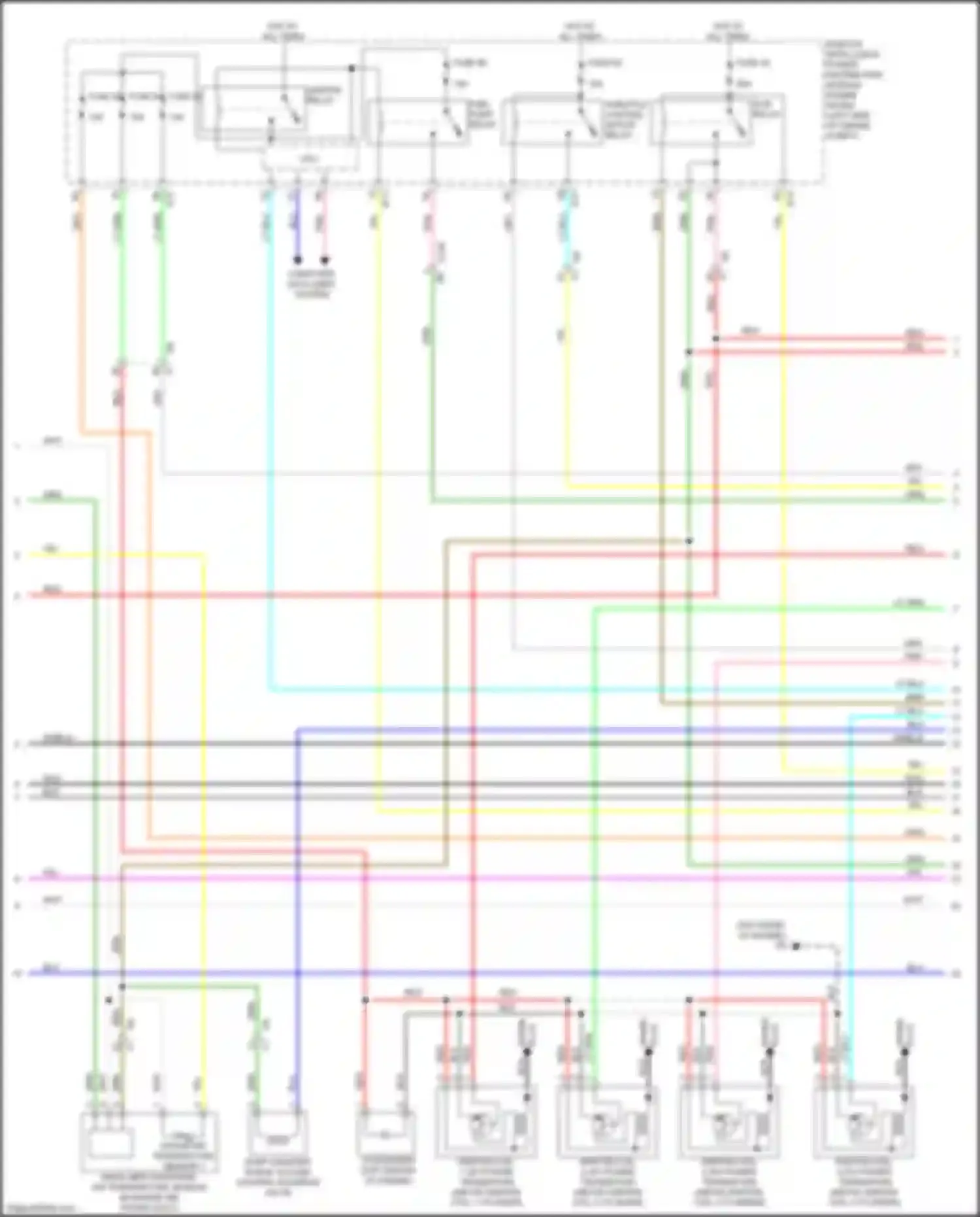 Juke Nissan I (2010-2014): Wiring diagram engine performance 1.6l turbo (2 of 4)