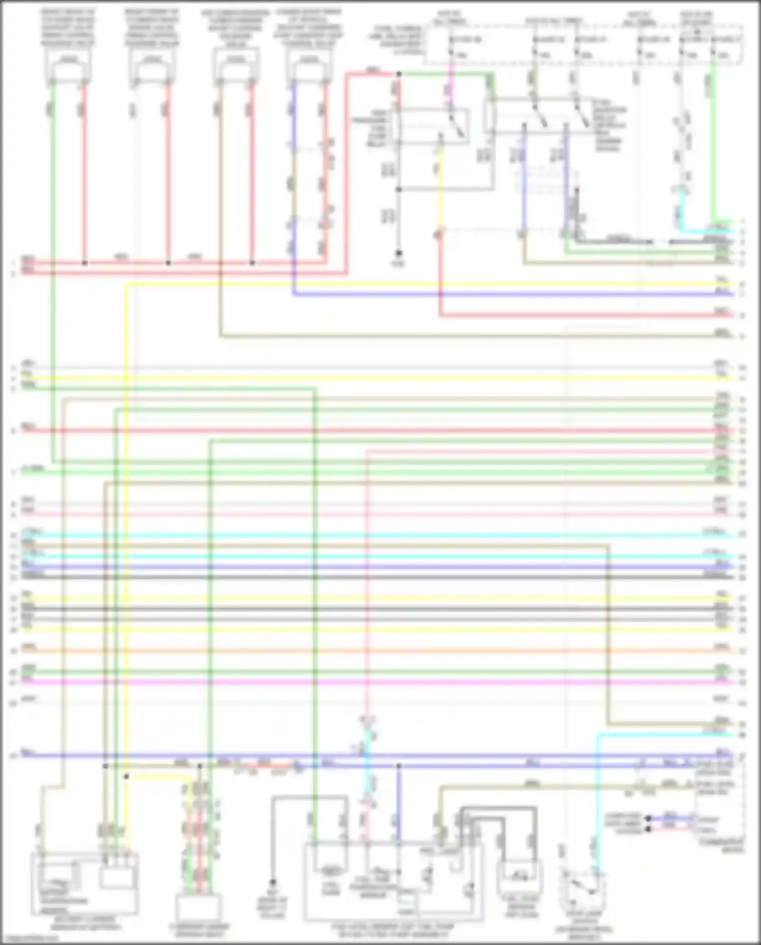 Juke Nissan I (2010-2014): Wiring diagram engine performance 1.6l turbo (3 of 4)