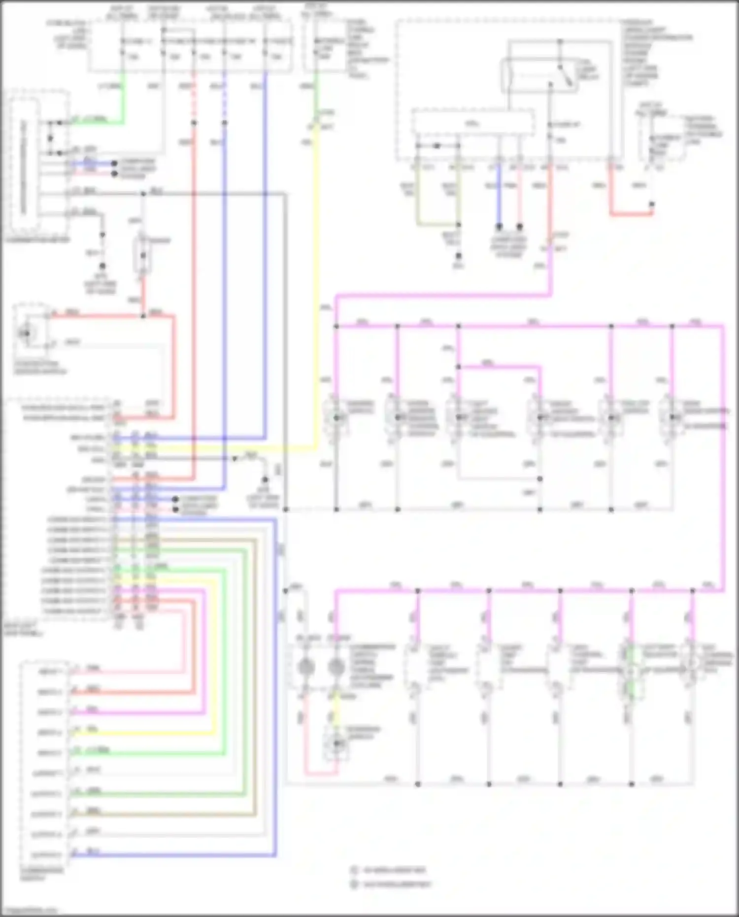 Juke Nissan I (2010-2014): Instrument illumination circuit