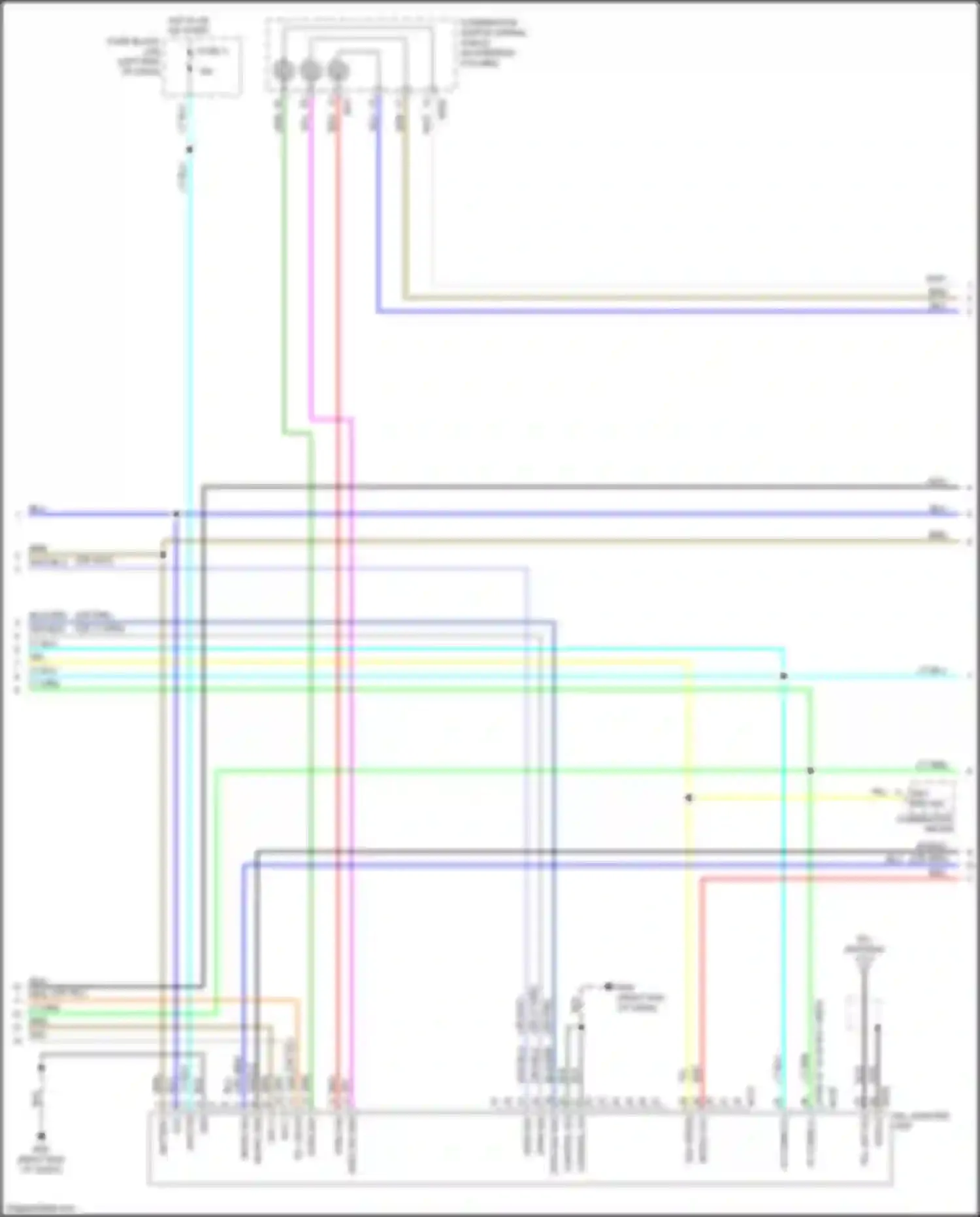 Juke Nissan I (2010-2014): Radio circuit, w/o navigation (2 of 3)