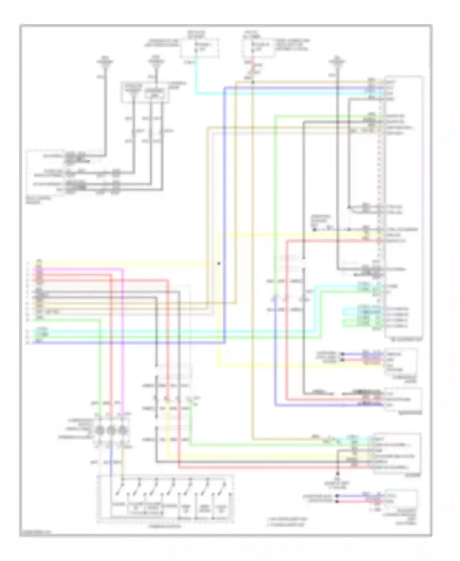 Juke Nissan I (2010-2014): Radio circuit, with navigation (2 of 2)