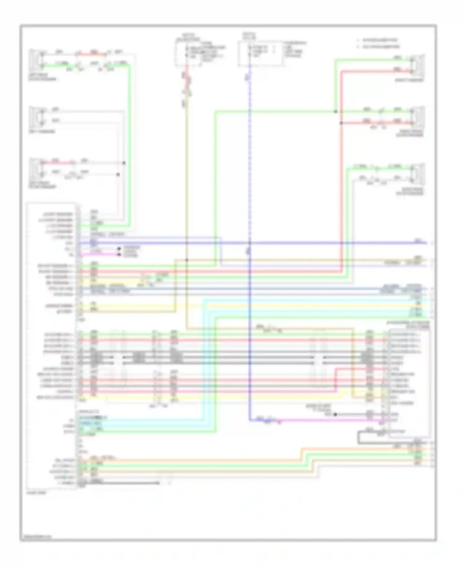 Juke Nissan I (2010-2014): Radio circuit, without navigation (1 of 3)