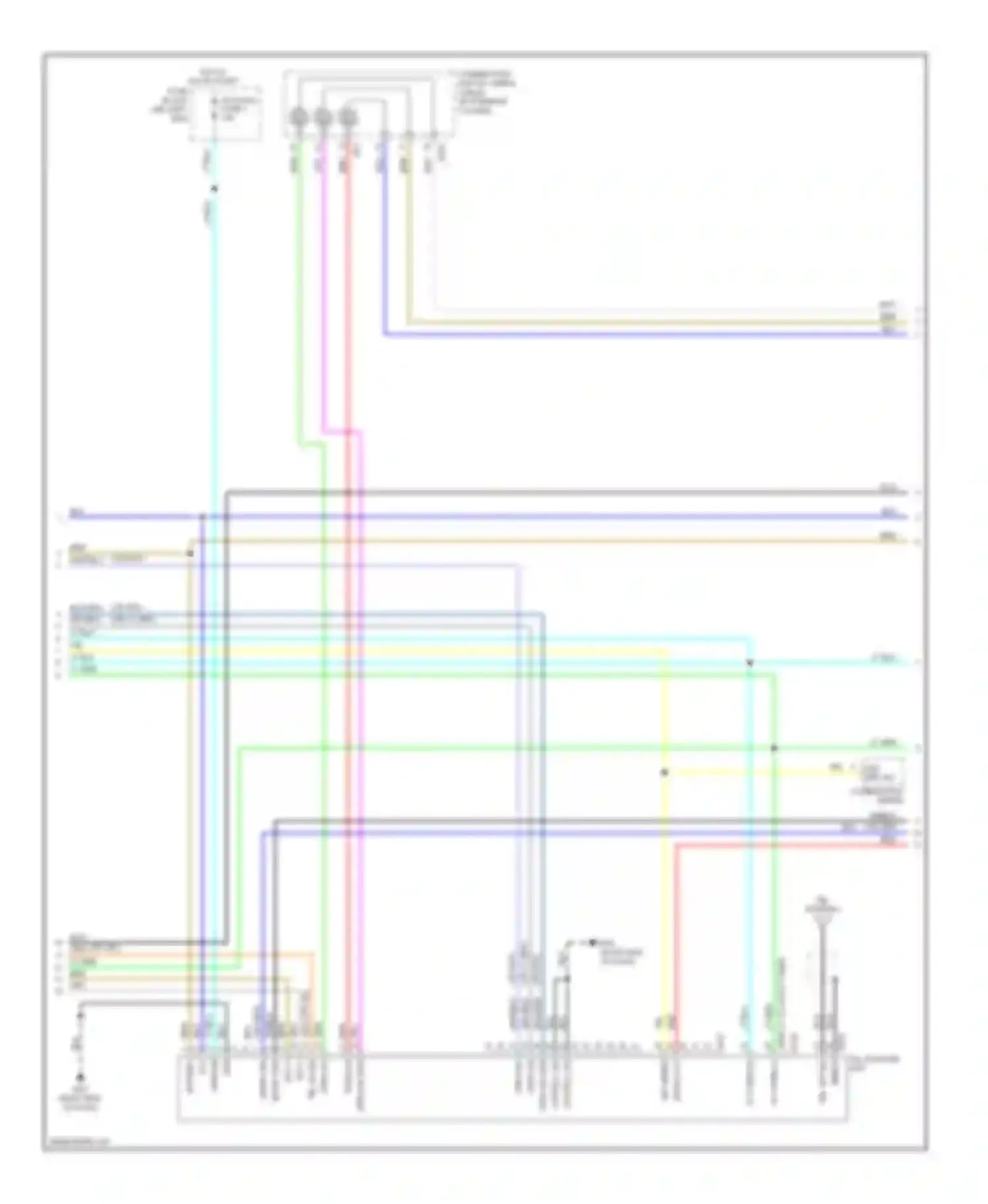 Juke Nissan I (2010-2014): Radio circuit, without navigation (2 of 3)