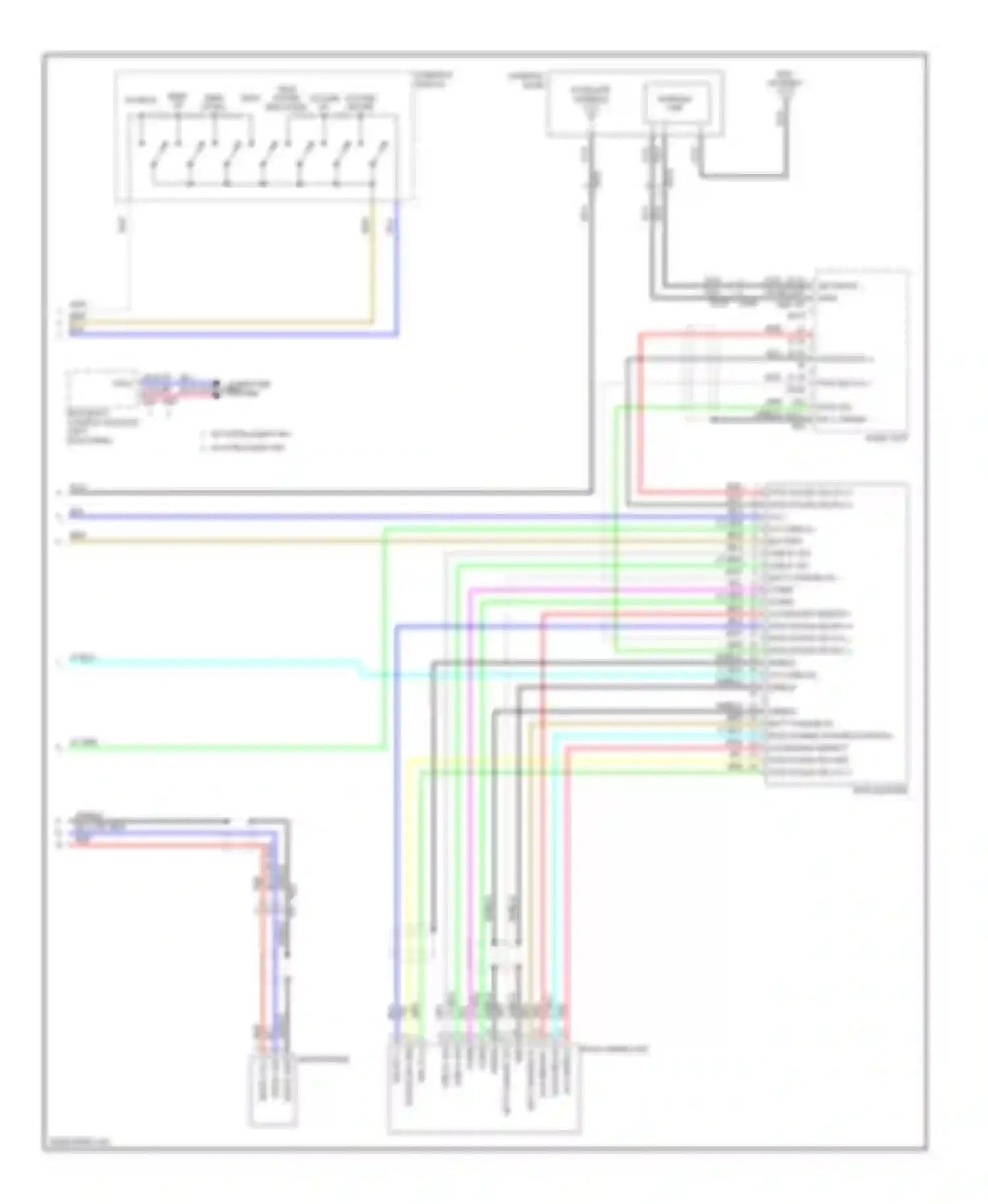 Juke Nissan I (2010-2014): Radio circuit, without navigation (3 of 3)
