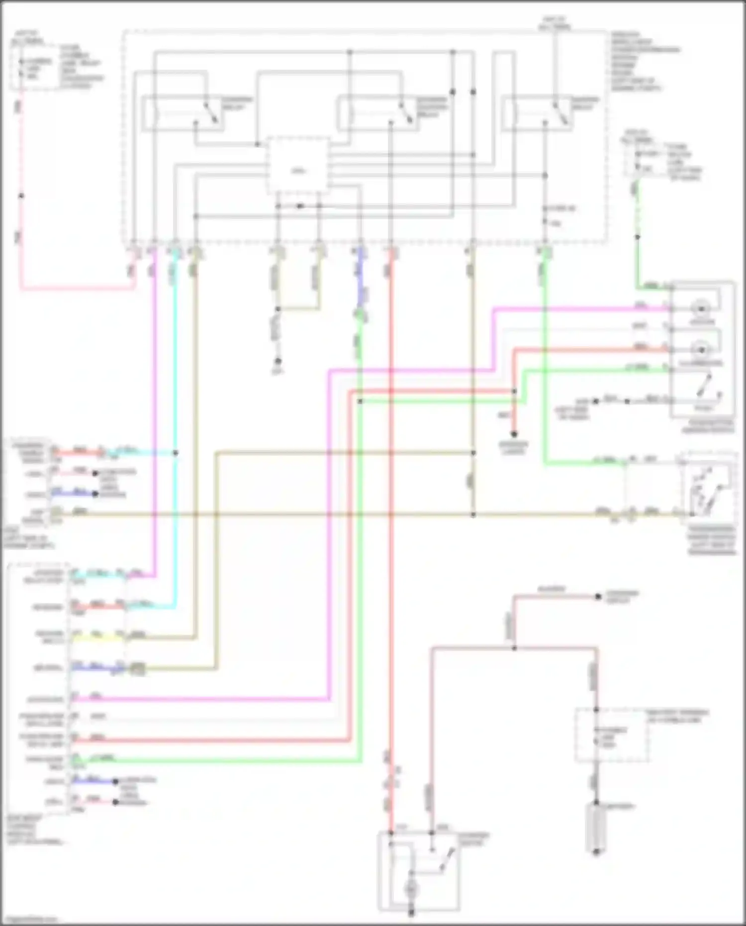 Juke Nissan I (2010-2014): Starting circuit, cvt w/ intelligent key