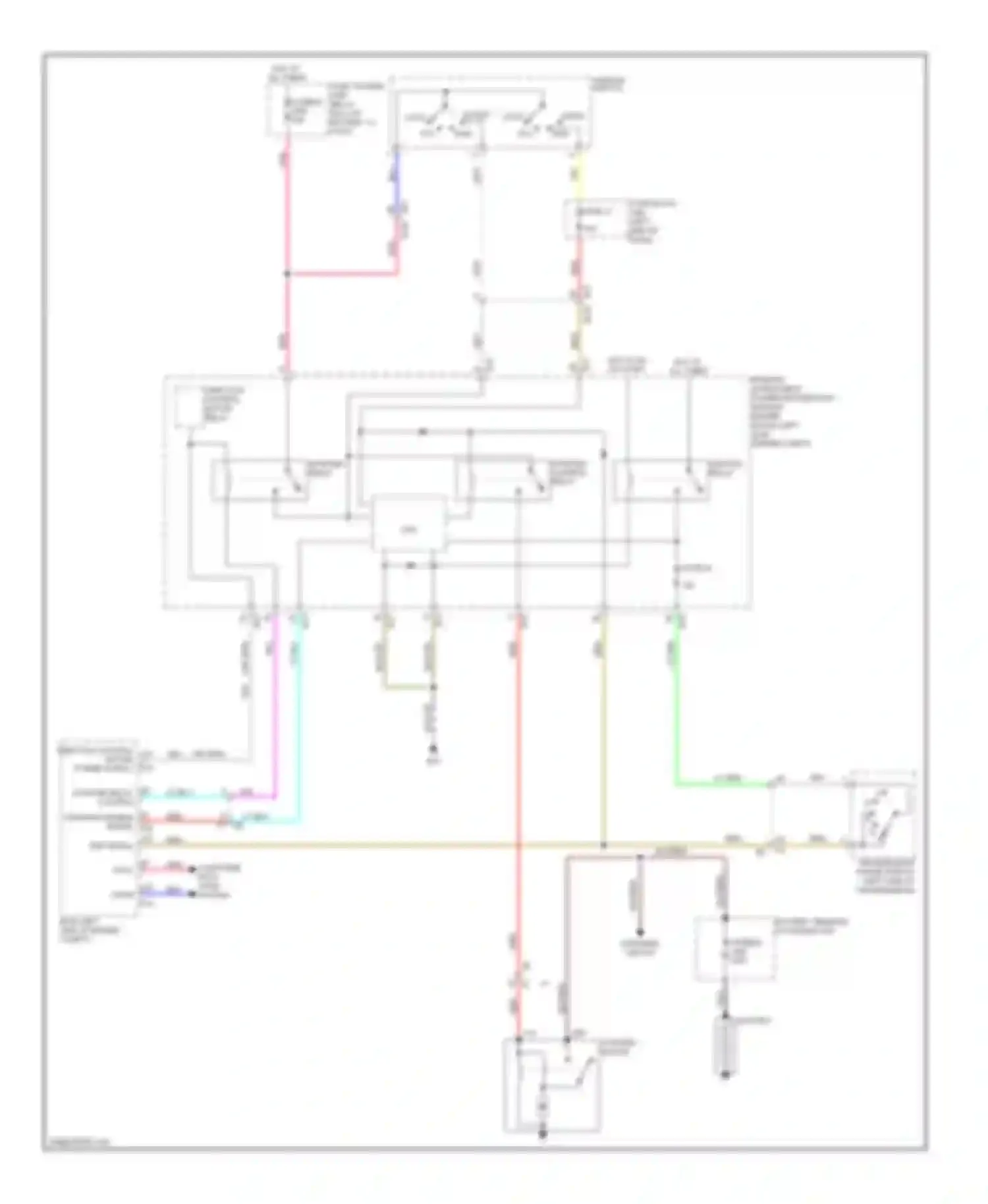 Juke Nissan I (2010-2014): Starting circuit, cvt without intelligent key