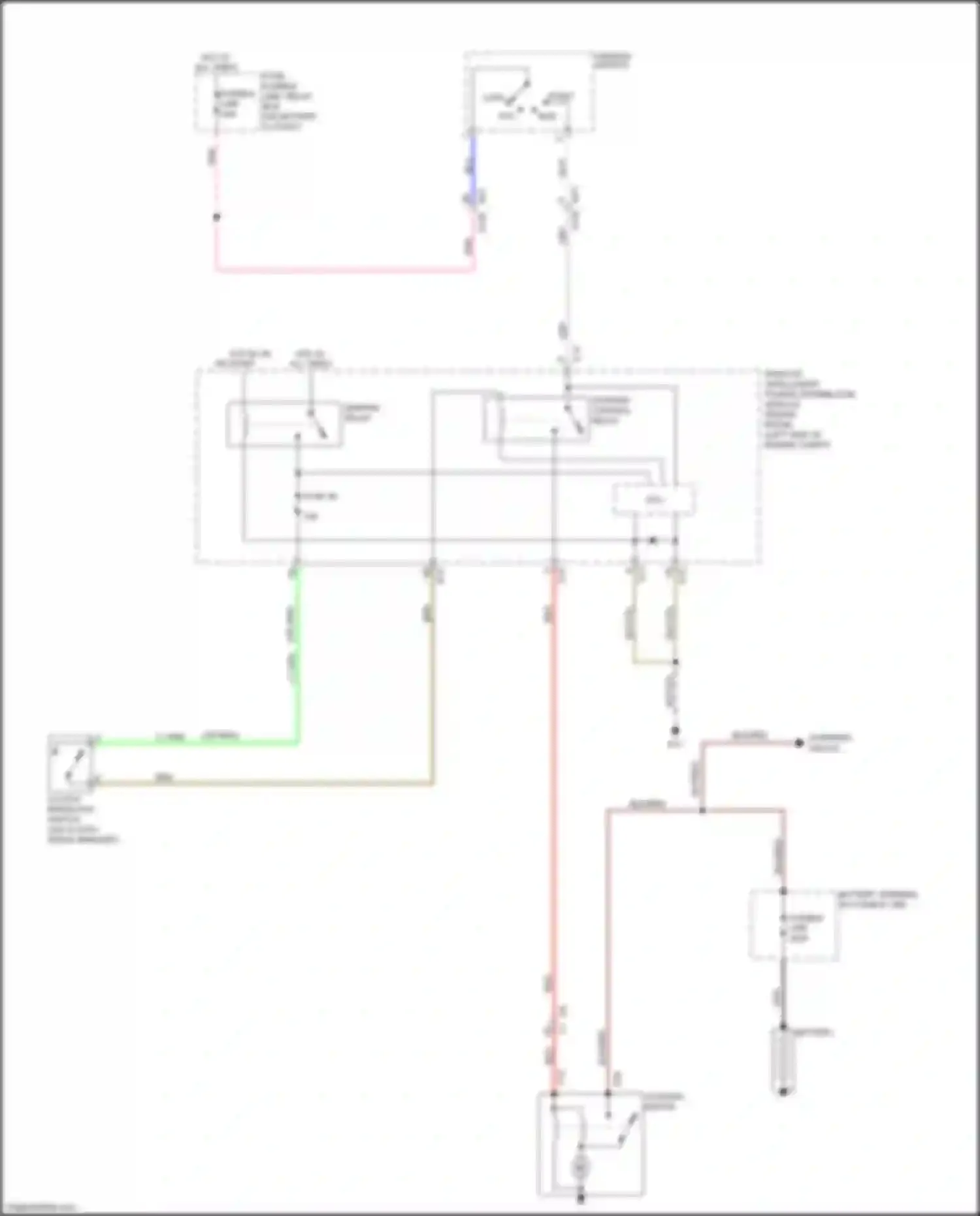 Juke Nissan I (2010-2014): Starting circuit, m/t w/o intelligent key
