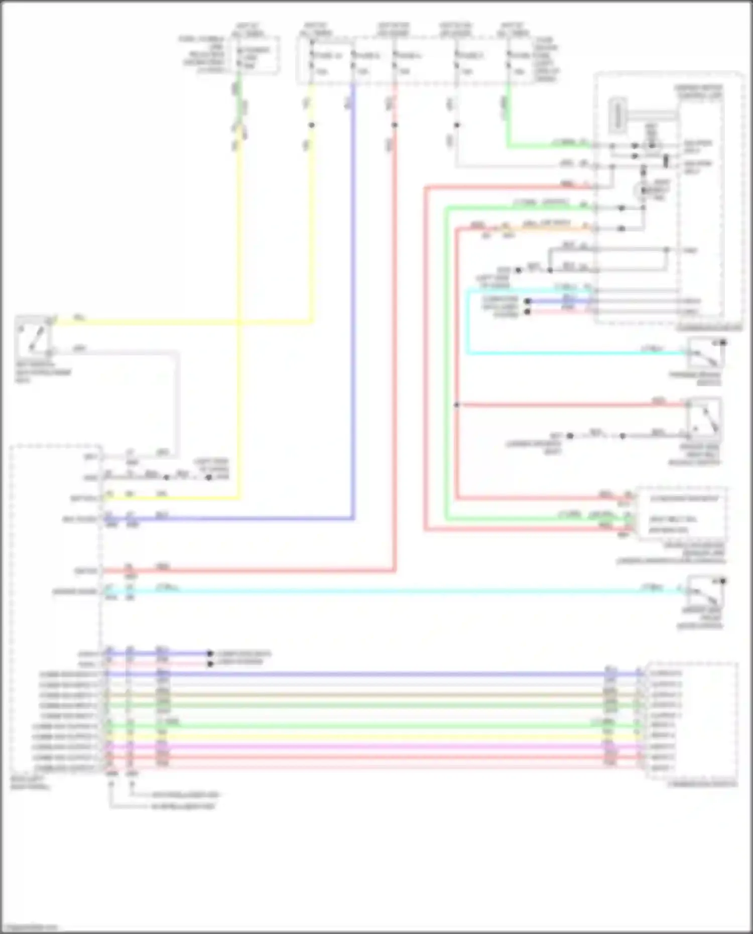 Juke Nissan I (2010-2014): Chime circuit