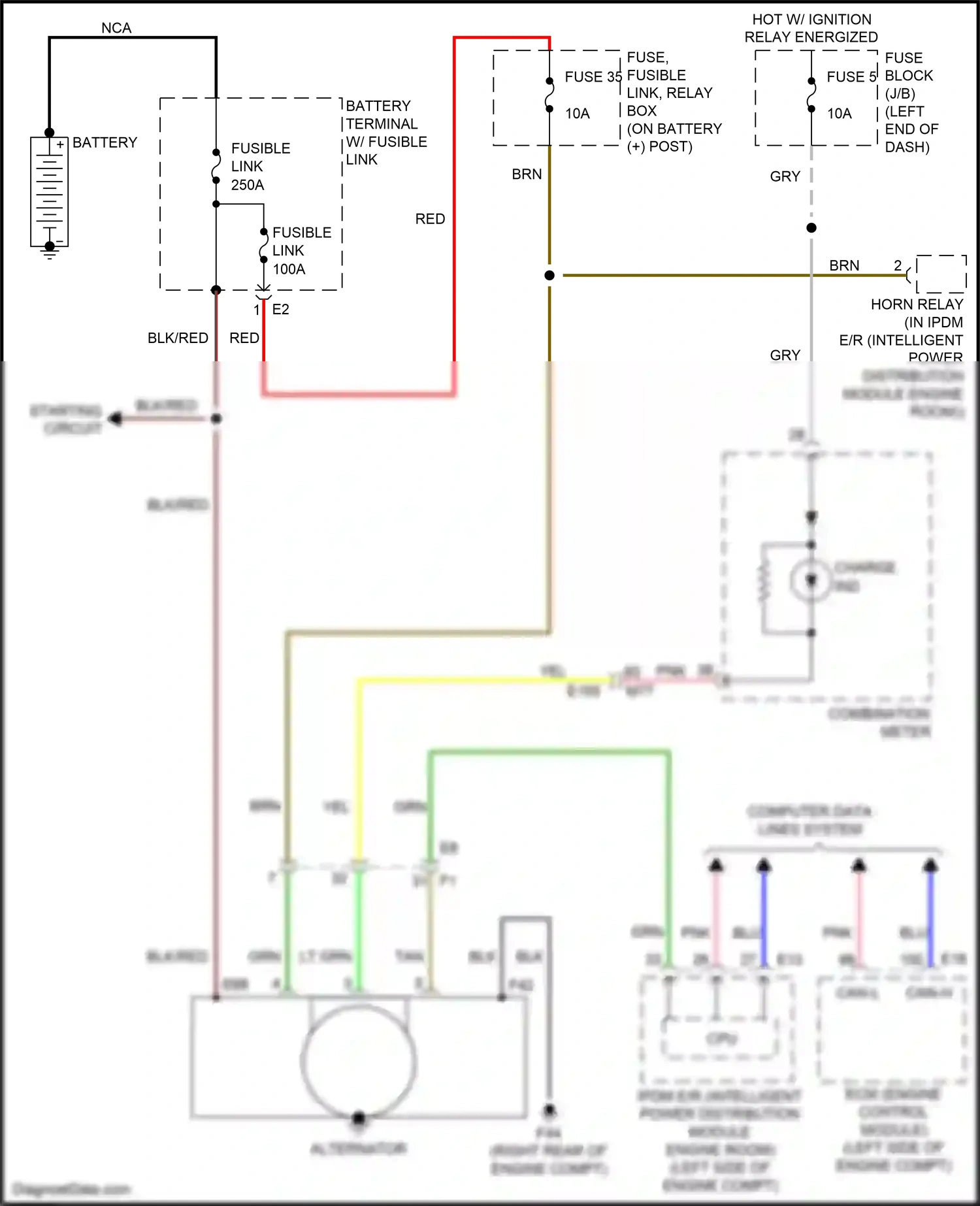 Wiring diagram blk for Nissan Juke I (2010-2014) (41 of 84)