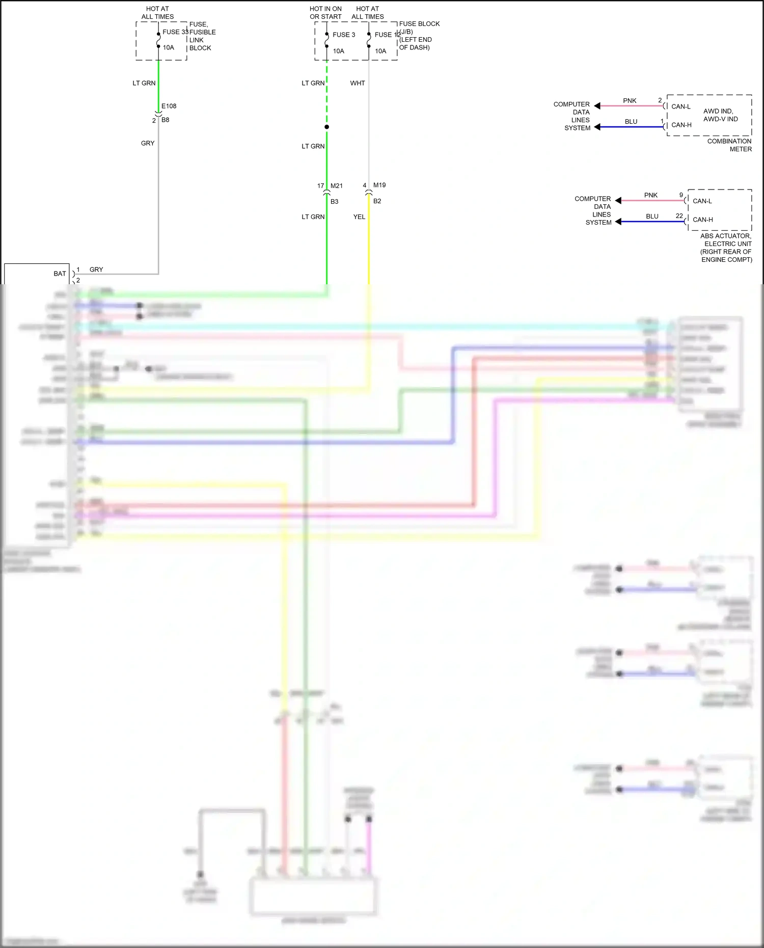Wiring diagram blu for Nissan Juke I (2010-2014) (53 of 86)