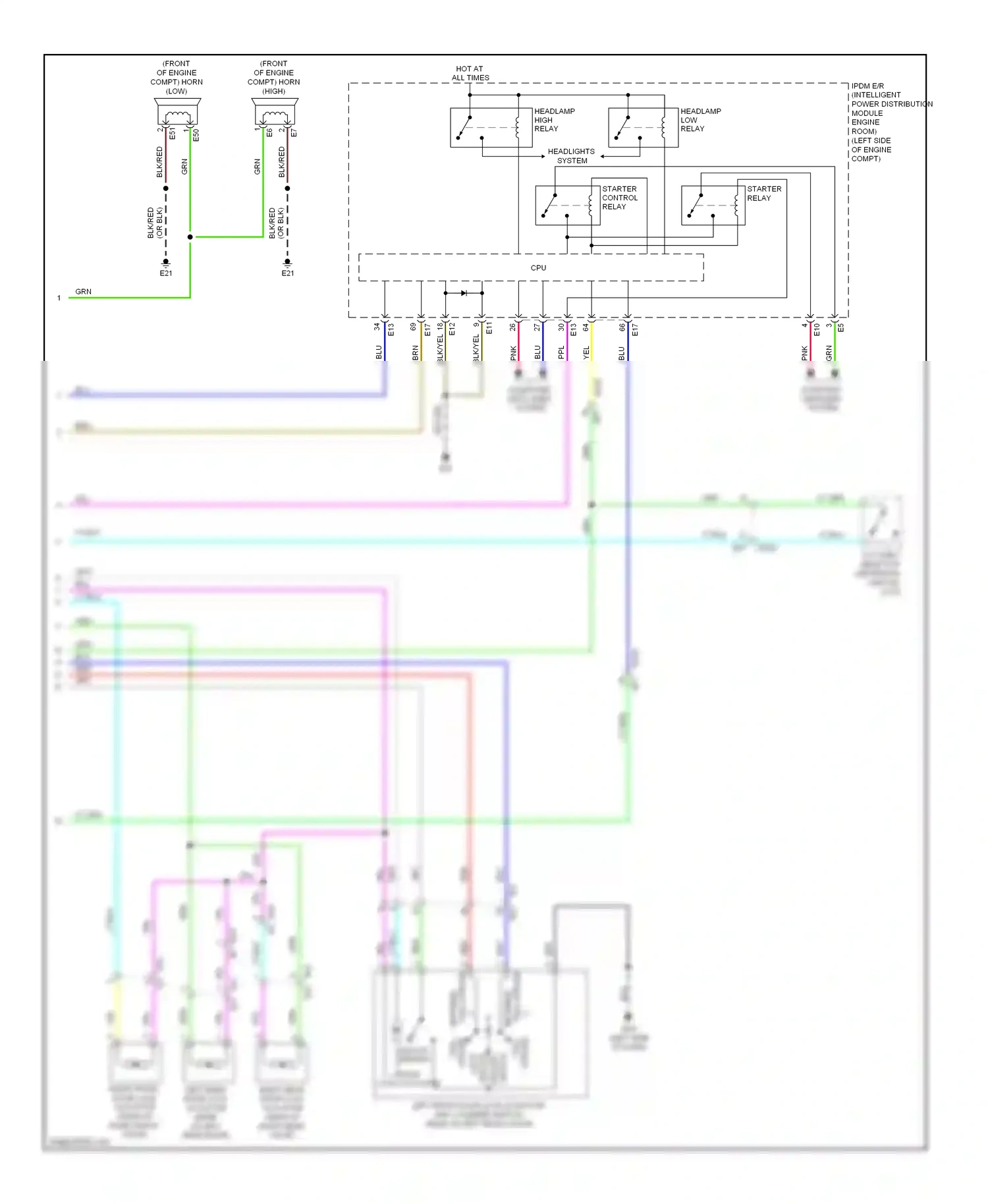 Wiring diagram blu for Nissan Juke I (2010-2014) (6 of 86)