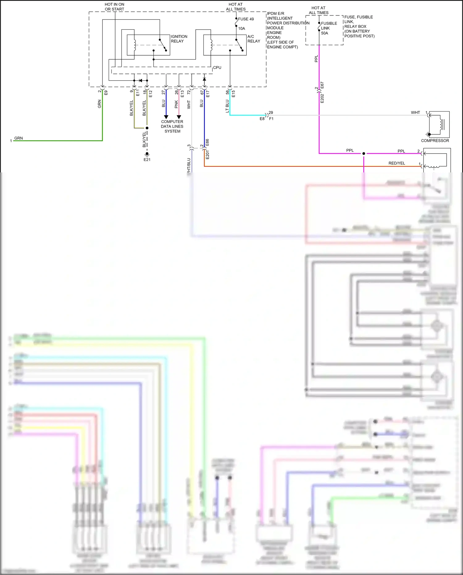 Wiring diagram blu for Nissan Juke I (2010-2014) (3 of 86)