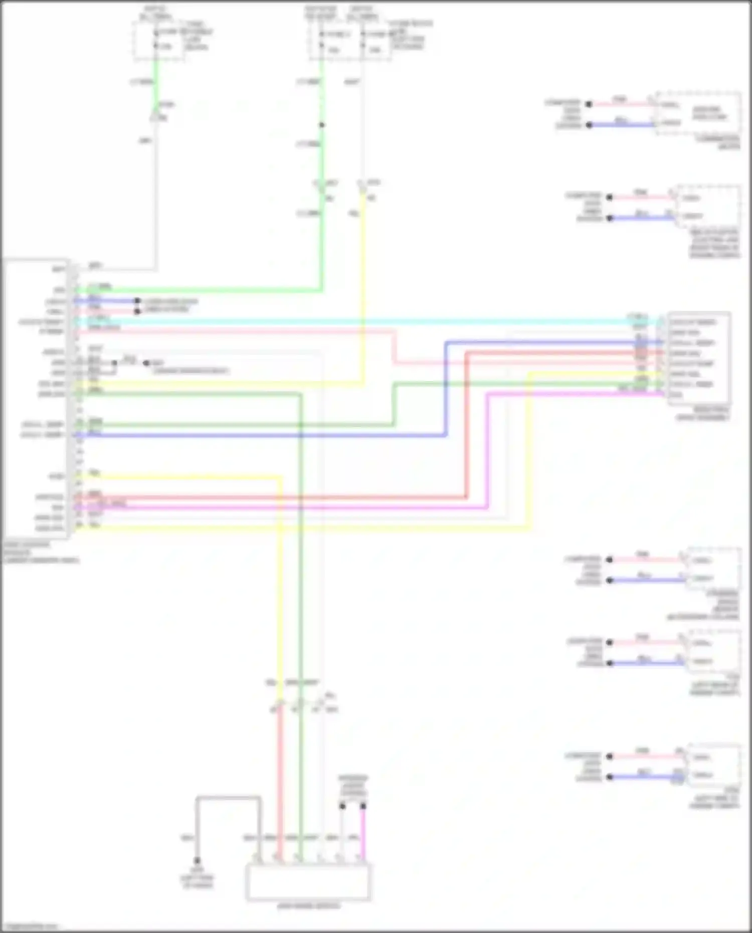 Wiring diagram computer data lines system for Nissan Juke I (2010-2014) (33 of 64)
