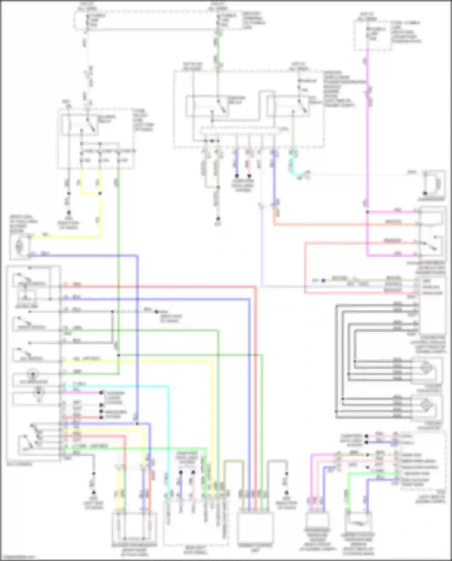Wiring diagram computer data lines system for Nissan Juke I (2010-2014) (10 of 64)