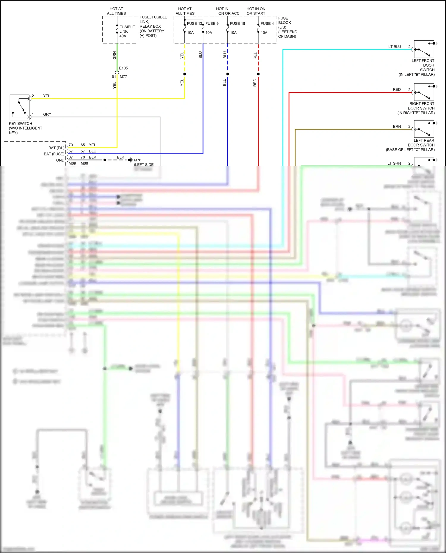 Wiring diagram lt blu for Nissan Juke I (2010-2014) (21 of 68)