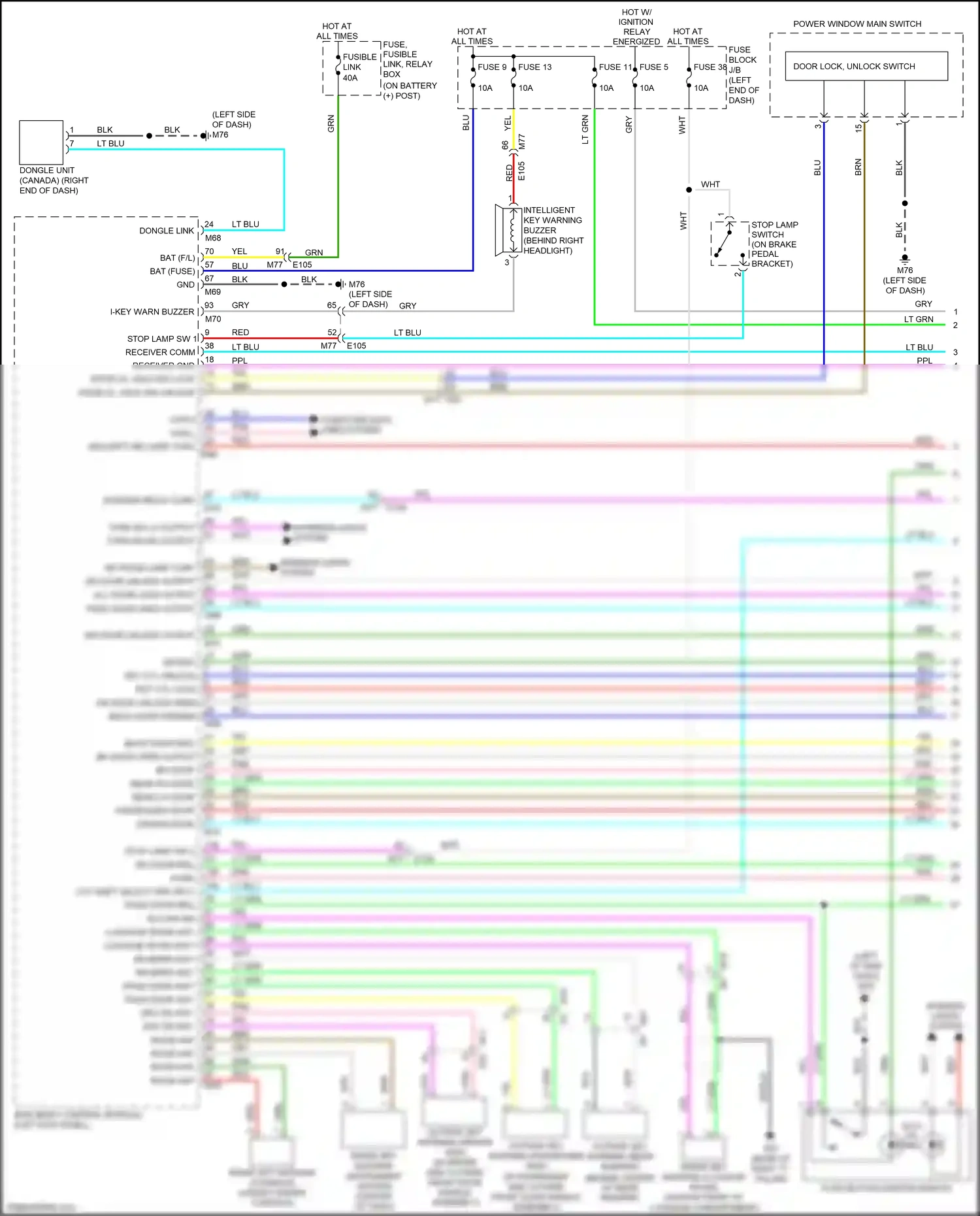 Wiring diagram lt blu for Nissan Juke I (2010-2014) (61 of 68)