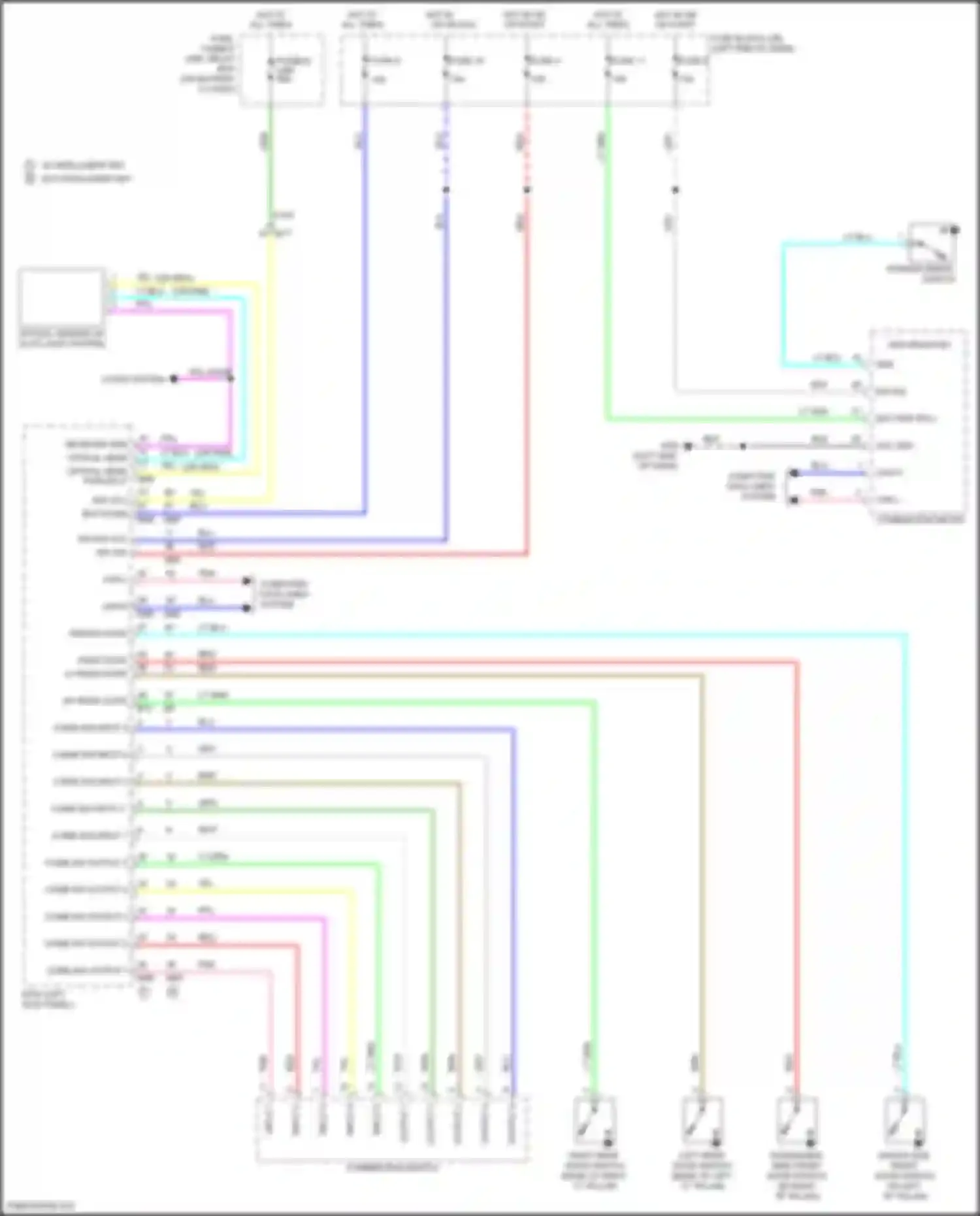 Wiring diagram pnk comb sw output 1 for Nissan Juke I (2010-2014) (1 of 1)