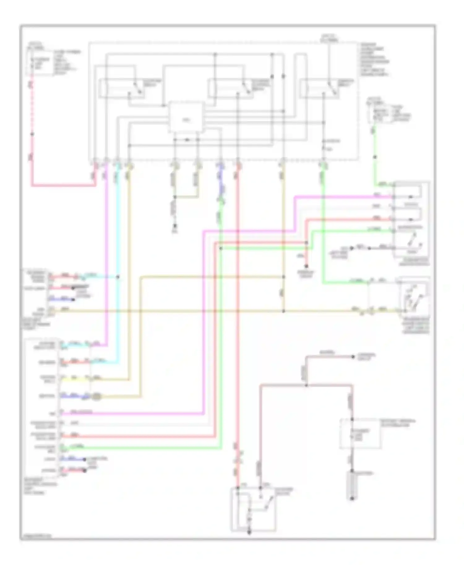 Wiring diagram pnk computer can-l data lines can-h system for Nissan Juke I (2010-2014) (1 of 1)