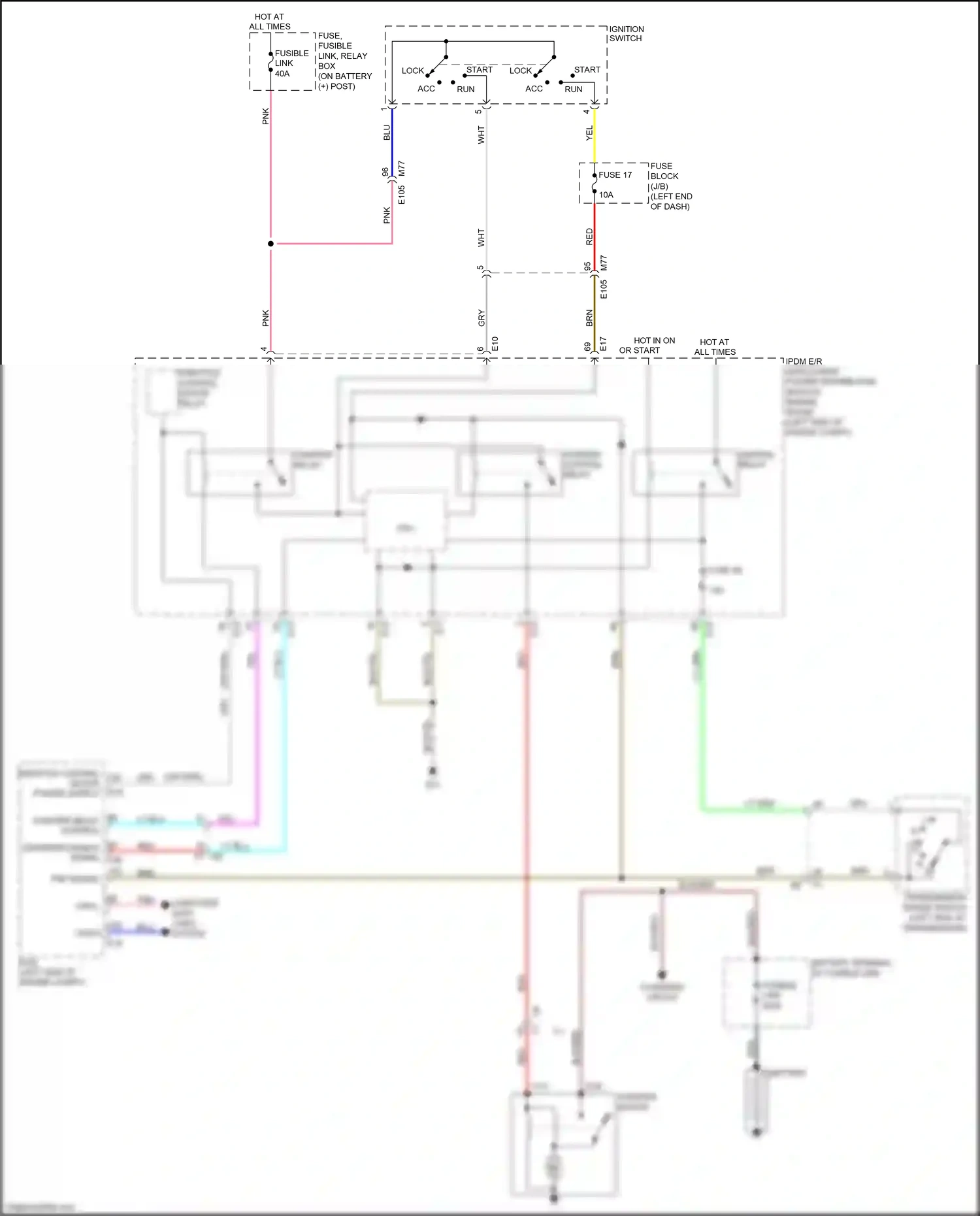 Wiring diagram red for Nissan Juke I (2010-2014) (77 of 79)