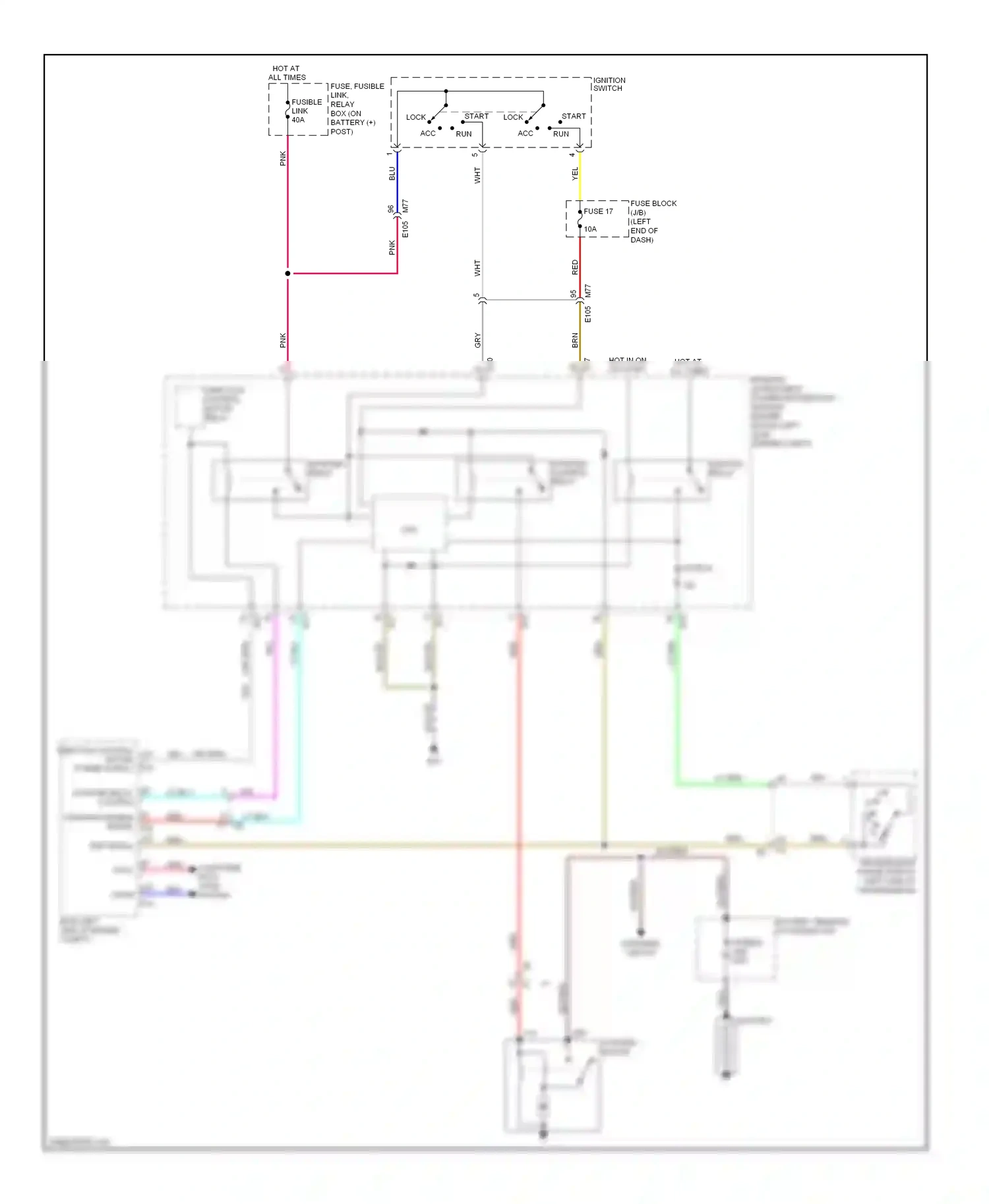 Wiring diagram red for Nissan Juke I (2010-2014) (48 of 79)