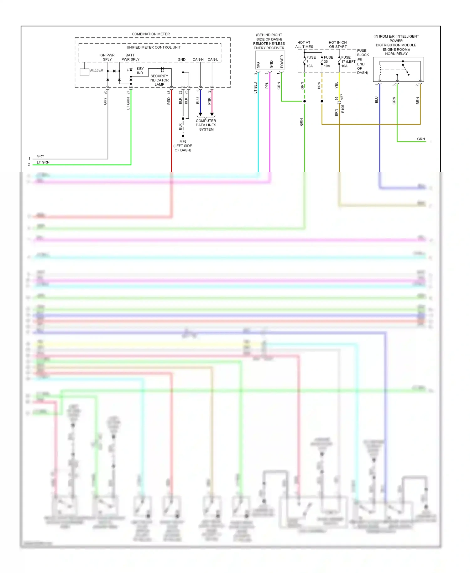 Wiring diagram red for Nissan Juke I (2010-2014) (5 of 79)