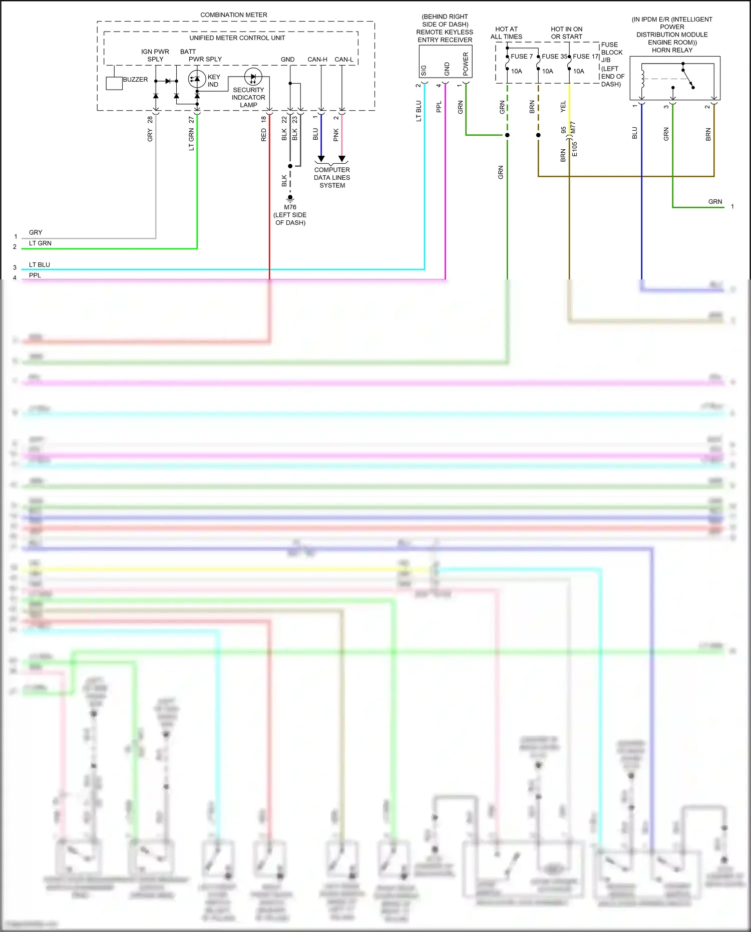 Wiring diagram red for Nissan Juke I (2010-2014) (64 of 79)