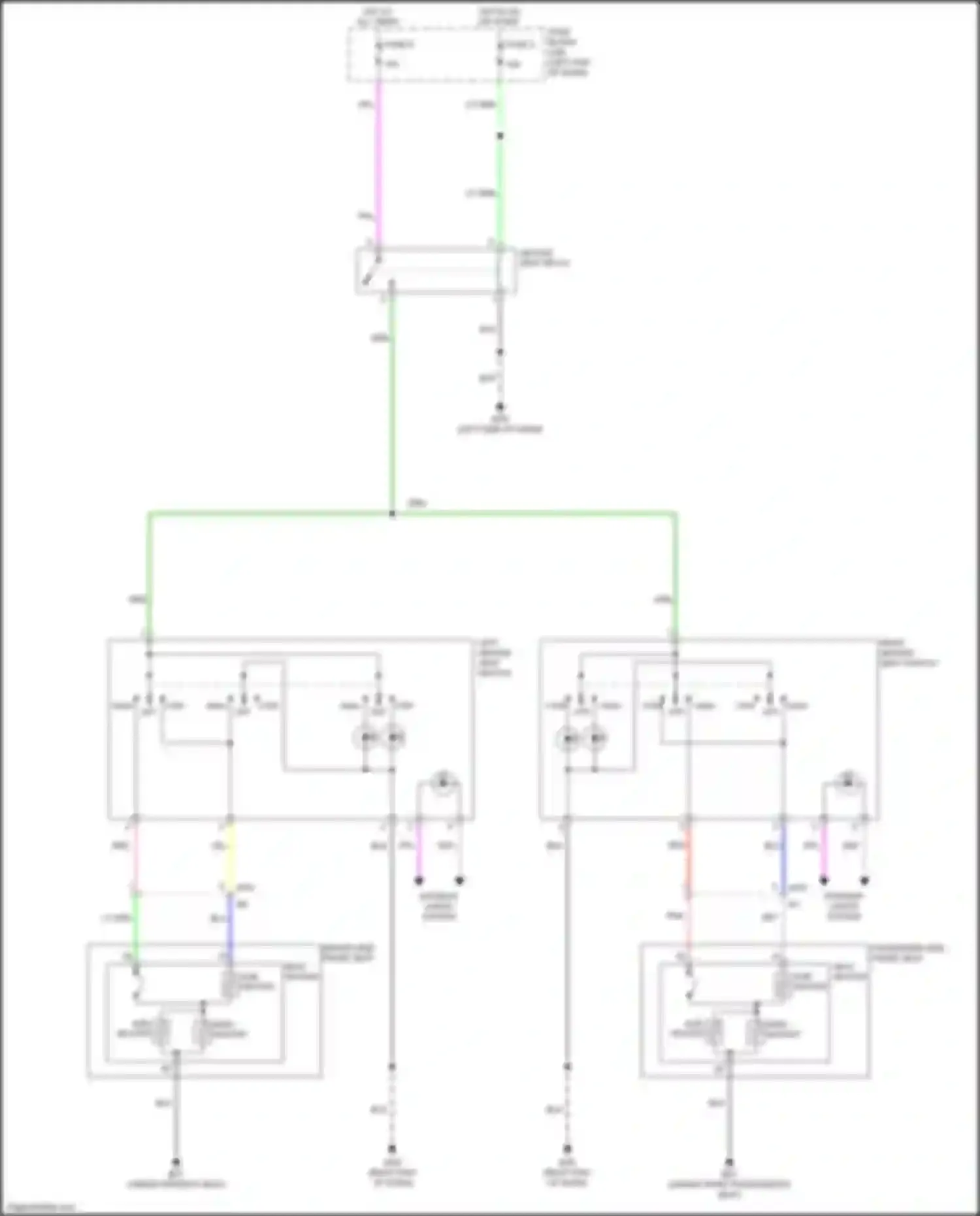 Wiring diagram right end of dash) for Nissan Juke I (2010-2014) (10 of 22)