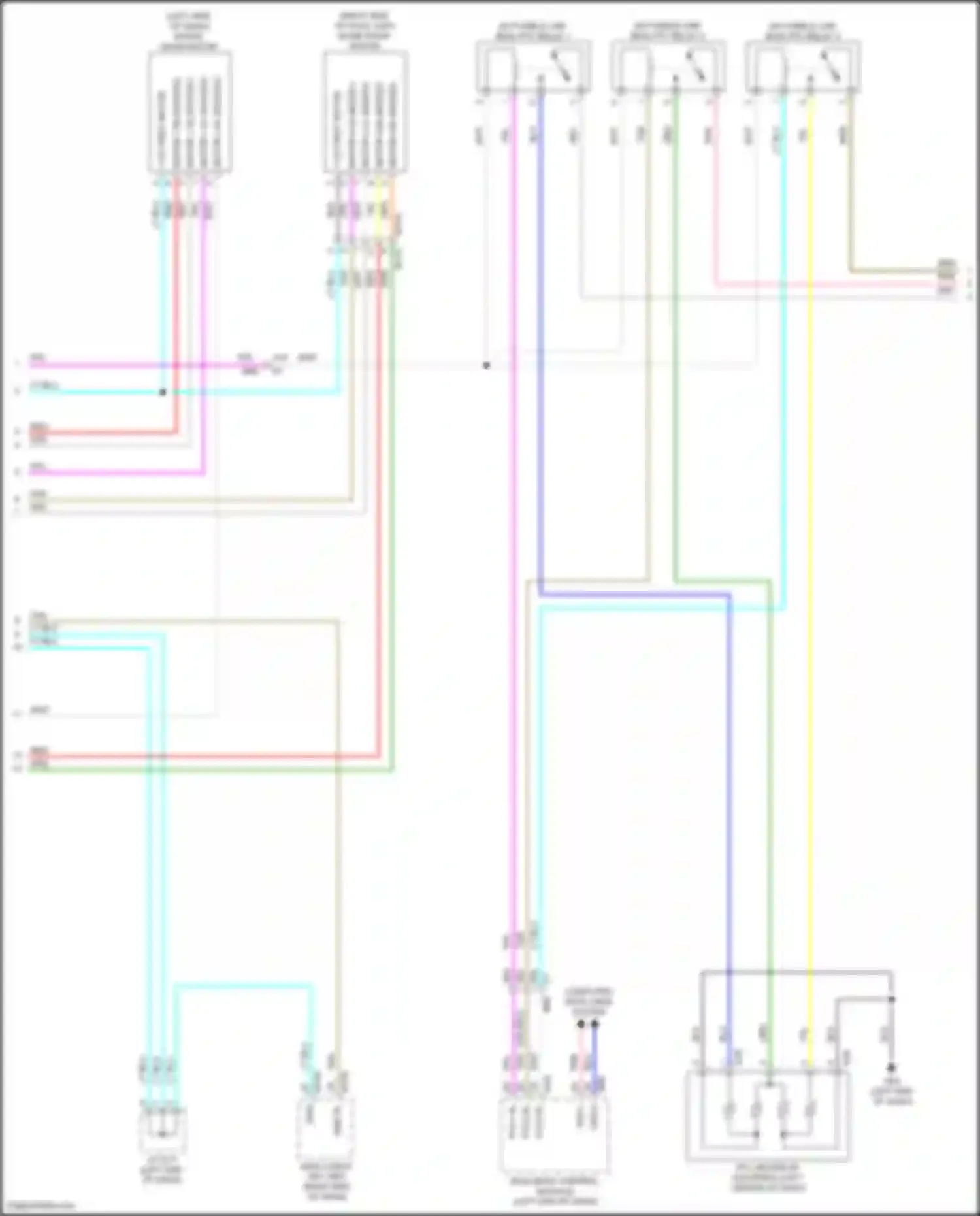 Kicks Nissan I facelift (2020-2024): Automatic a/c circuit (2 of 4)