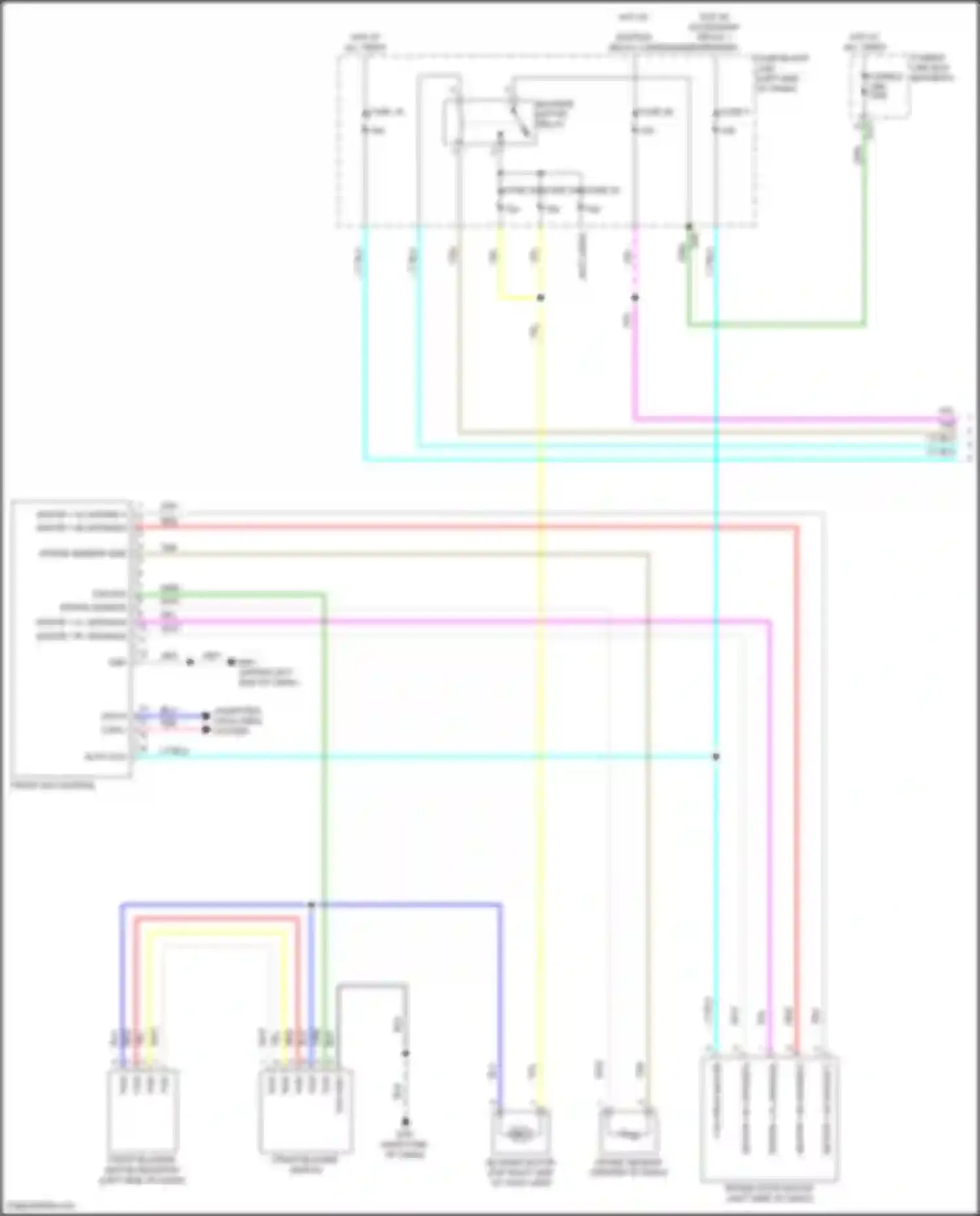 Kicks Nissan I facelift (2020-2024): Manual a/c circuit (1 of 3)