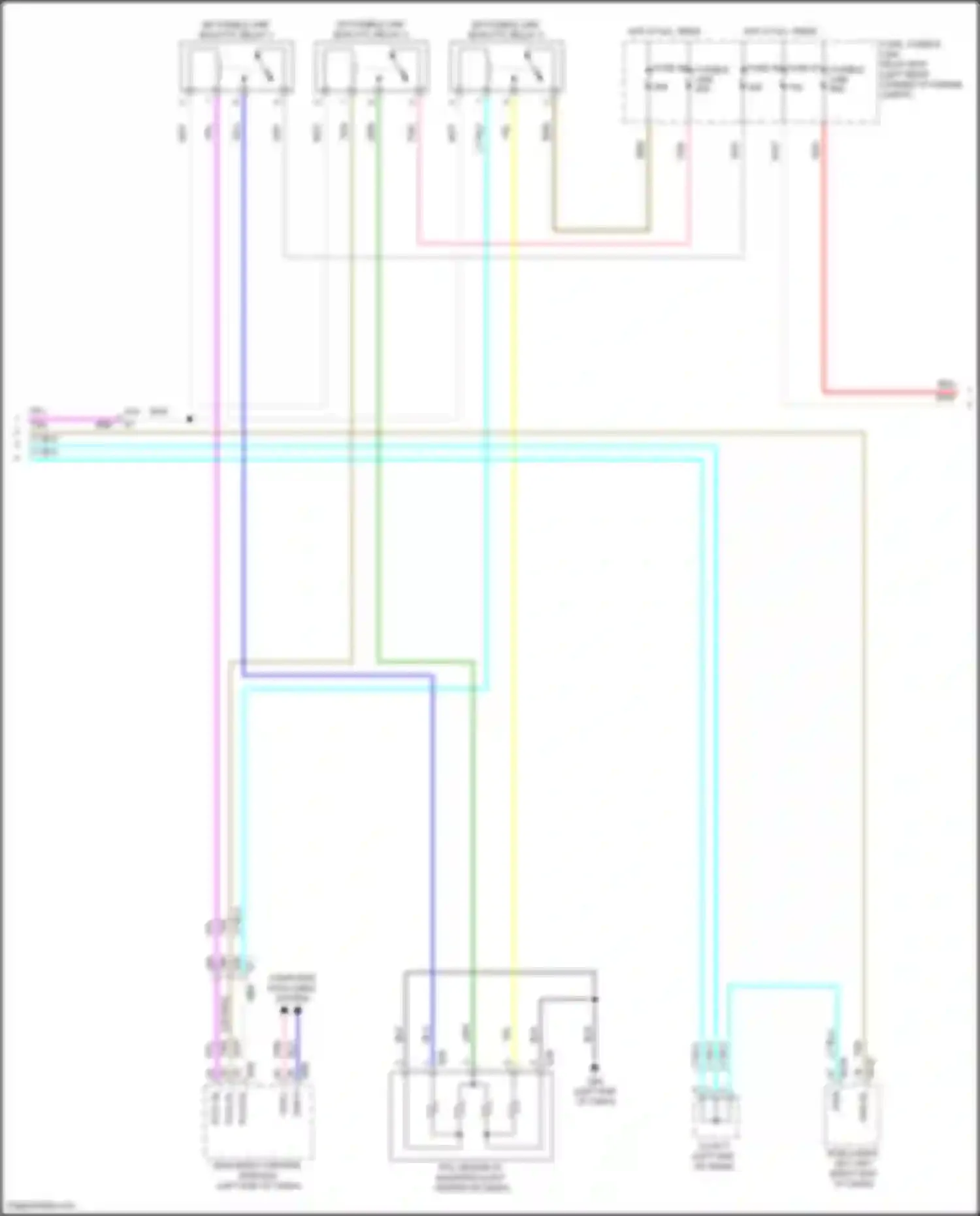 Kicks Nissan I facelift (2020-2024): Manual a/c circuit (2 of 3)