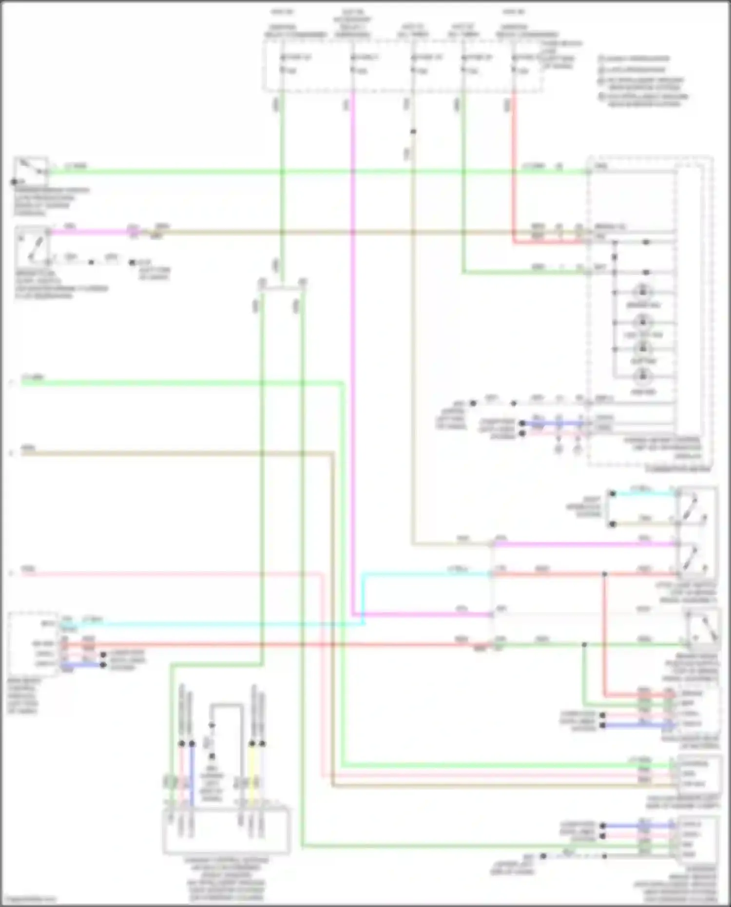 Kicks Nissan I facelift (2020-2024): Anti-lock brakes circuit (2 of 2)