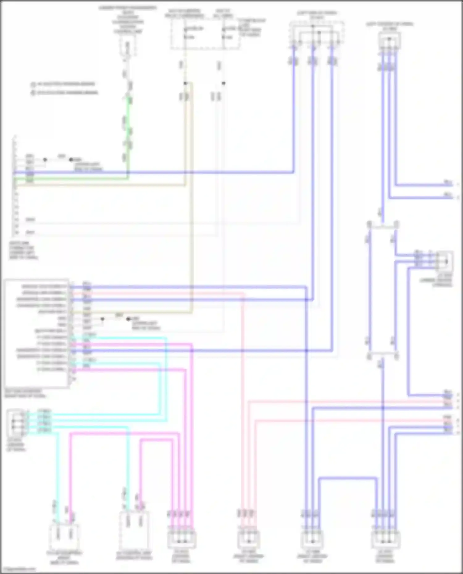 Kicks Nissan I facelift (2020-2024): Computer data lines circuit (1 of 4)