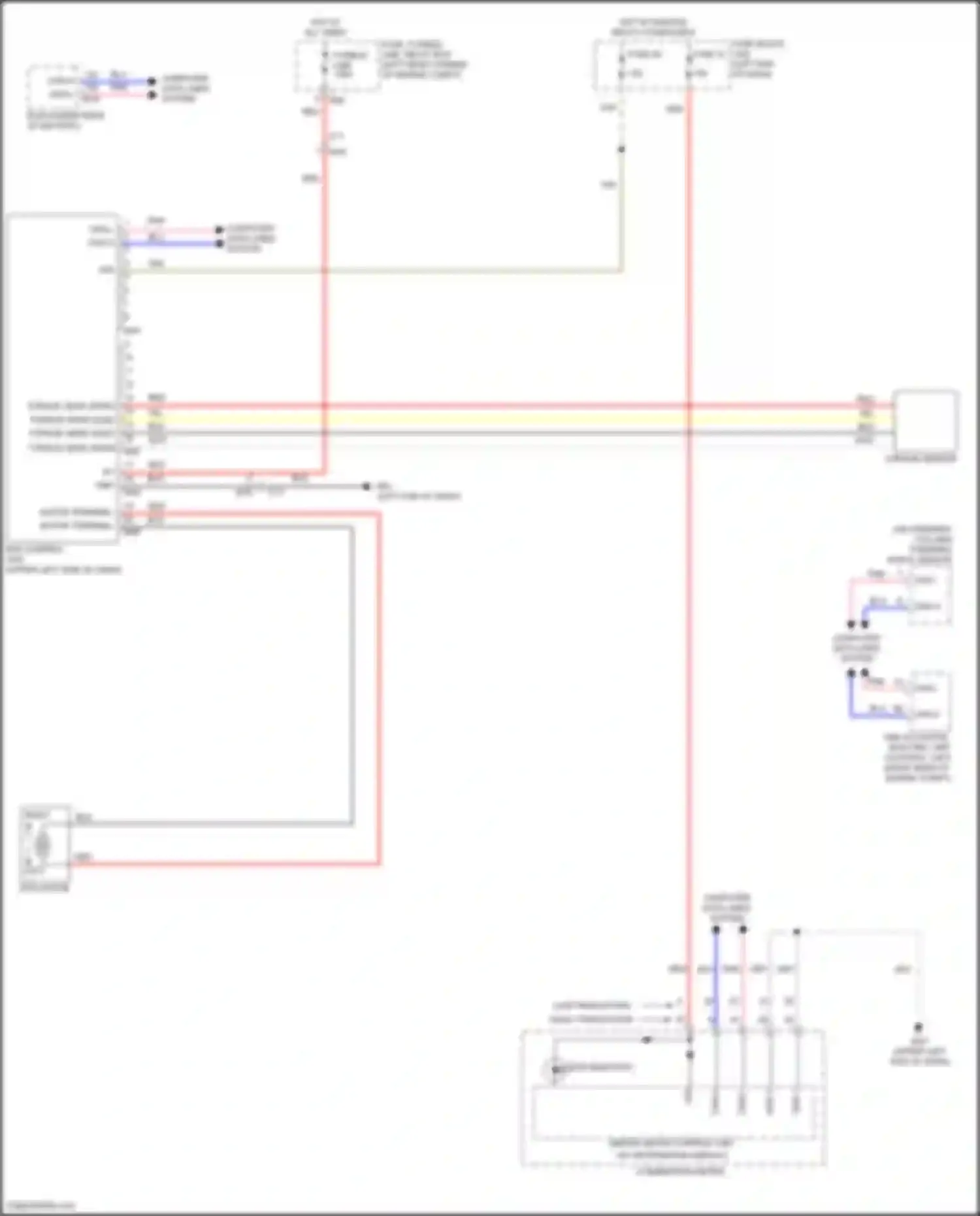 Kicks Nissan I facelift (2020-2024): Electronic power steering circuit