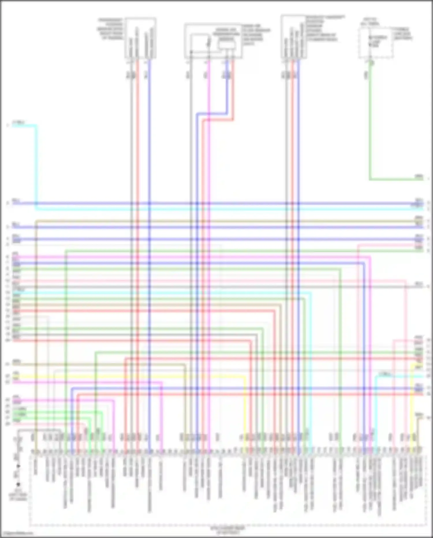 Kicks Nissan I facelift (2020-2024): Wiring diagram engine performance 1.6l (3 of 6)