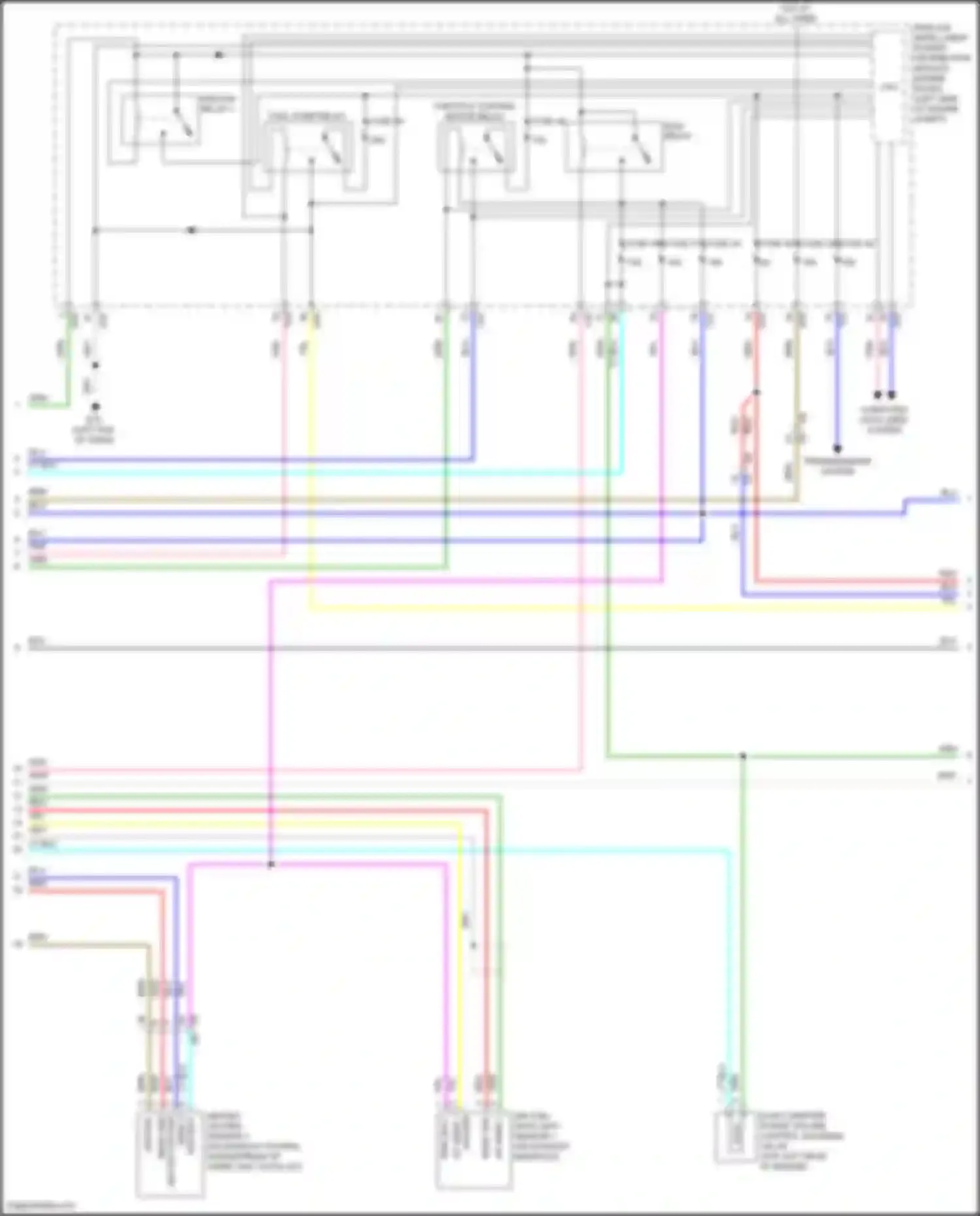 Kicks Nissan I facelift (2020-2024): Wiring diagram engine performance 1.6l (4 of 6)