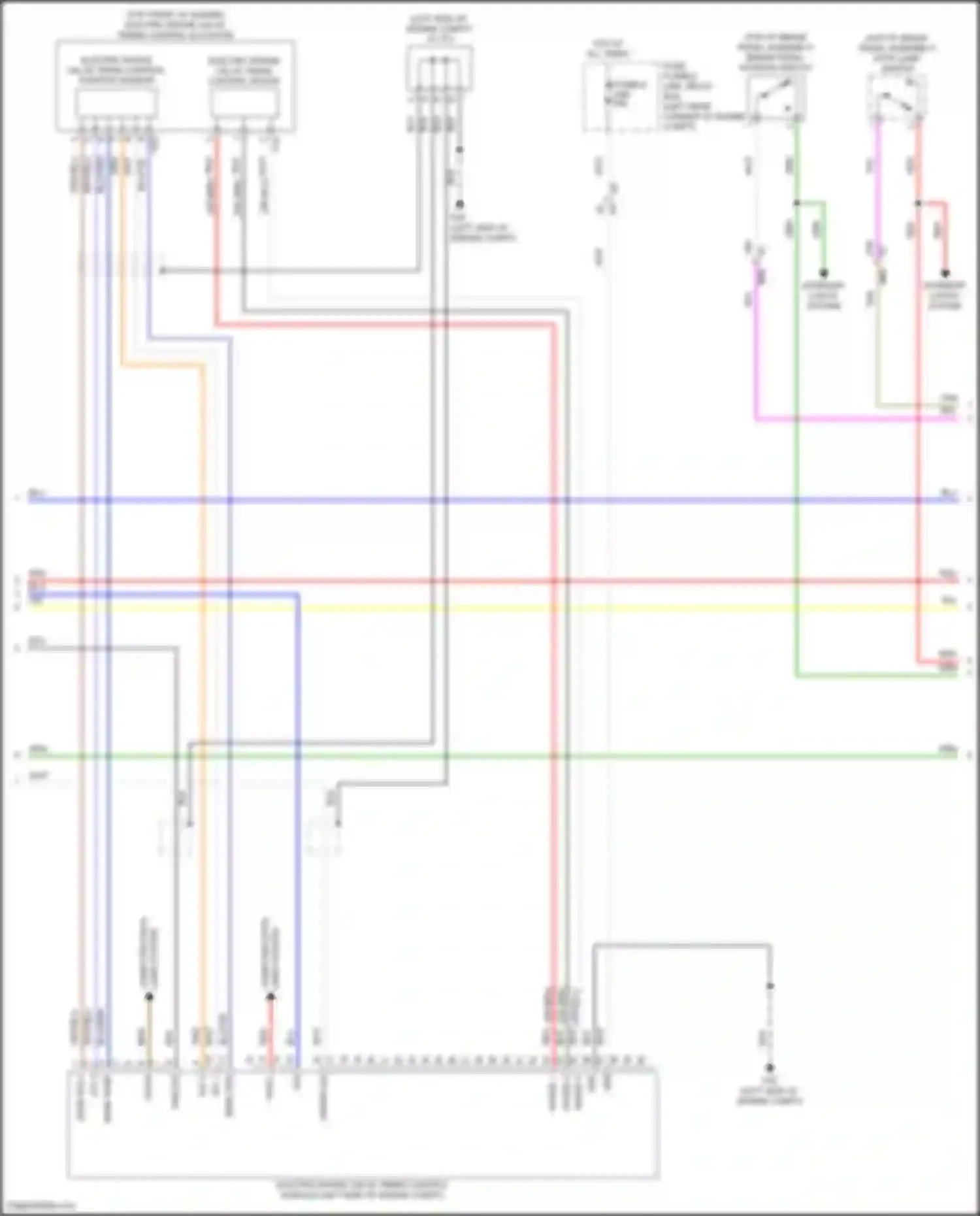 Kicks Nissan I facelift (2020-2024): Wiring diagram engine performance 1.6l (5 of 6)