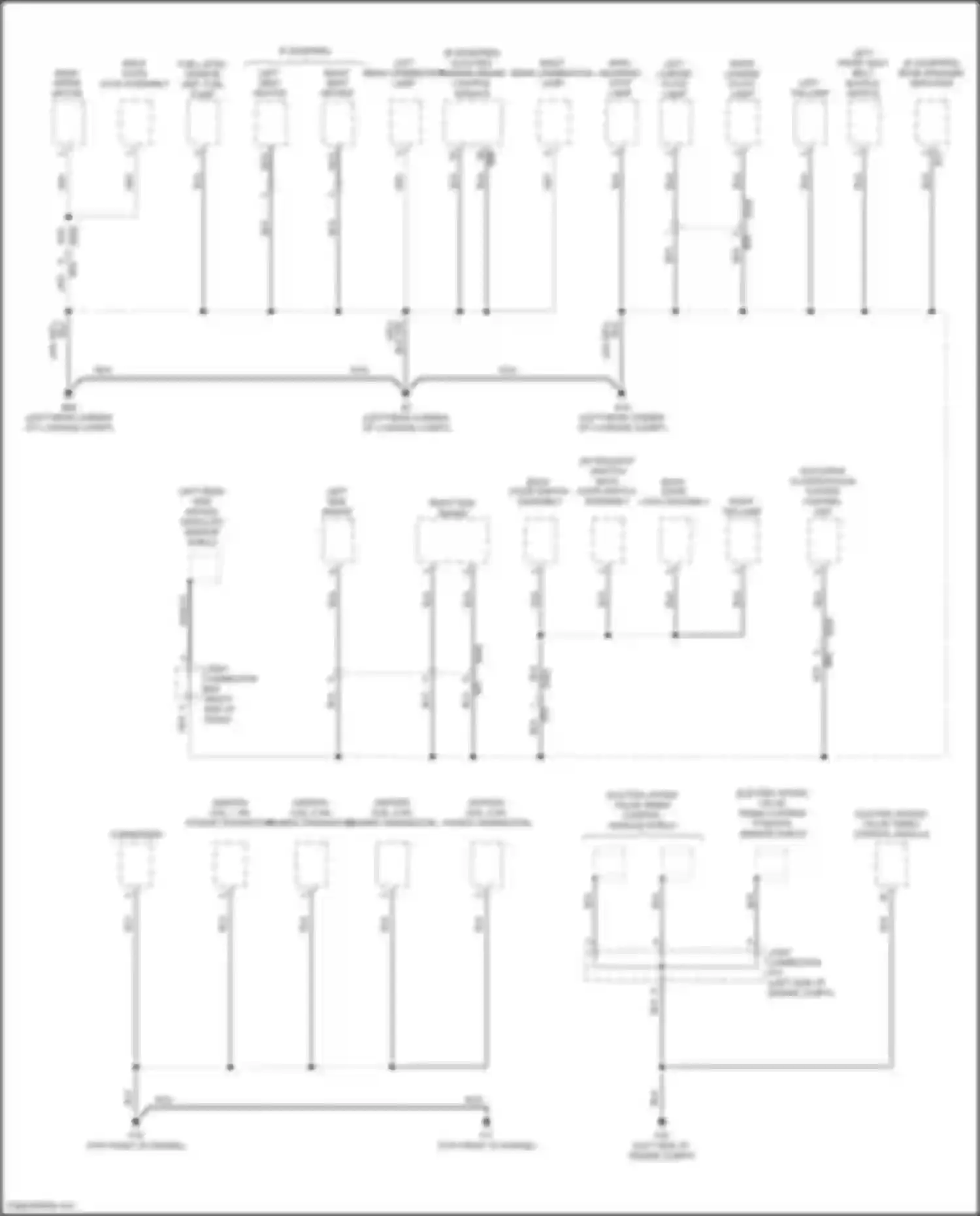 Kicks Nissan I facelift (2020-2024): Ground distribution circuit (1 of 4)
